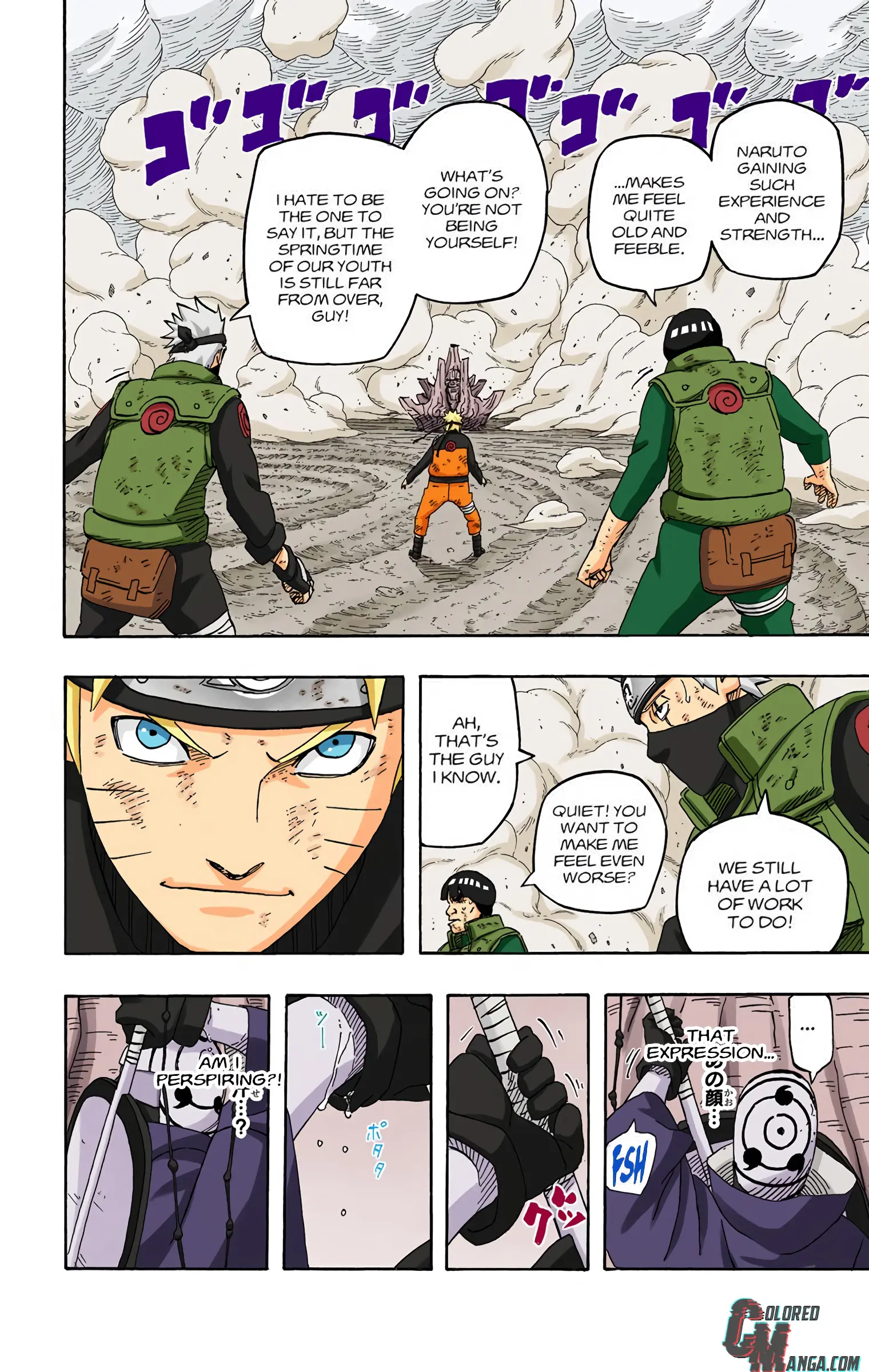 Naruto Colored Manga Online, chapter 573, page 2