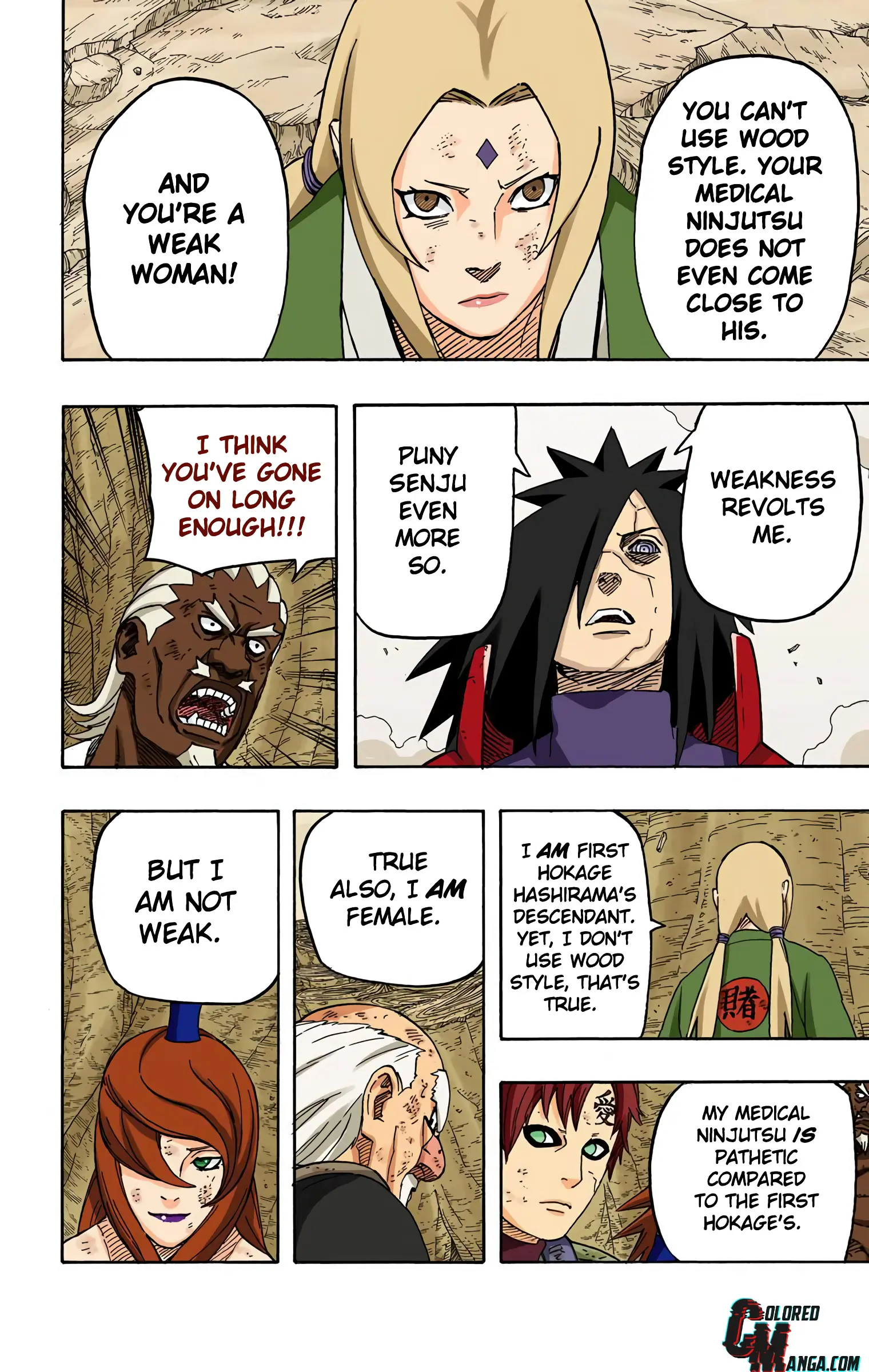 Naruto Colored Manga Online, chapter 576, page 21