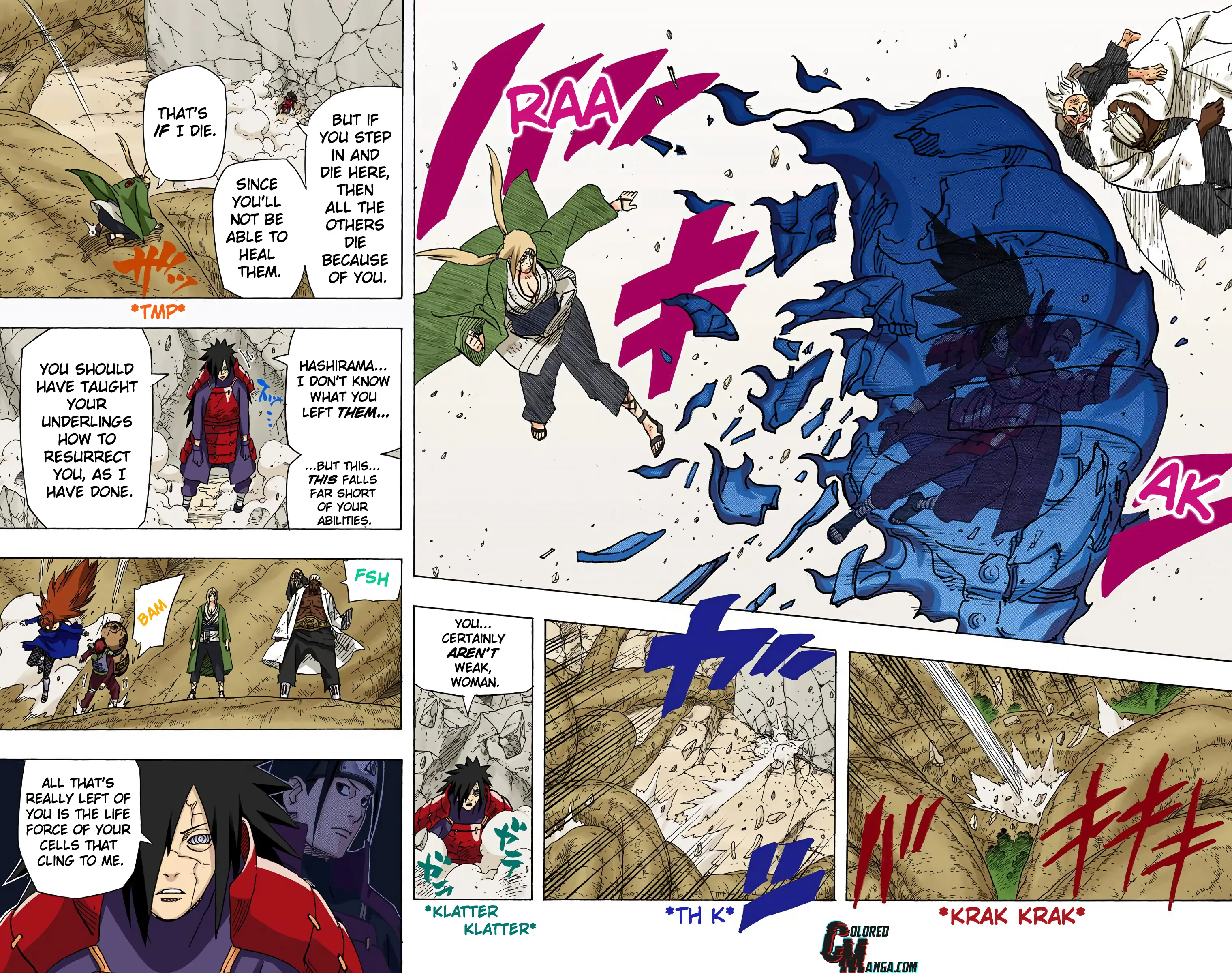 Naruto Colored Manga Online, chapter 577, page 6