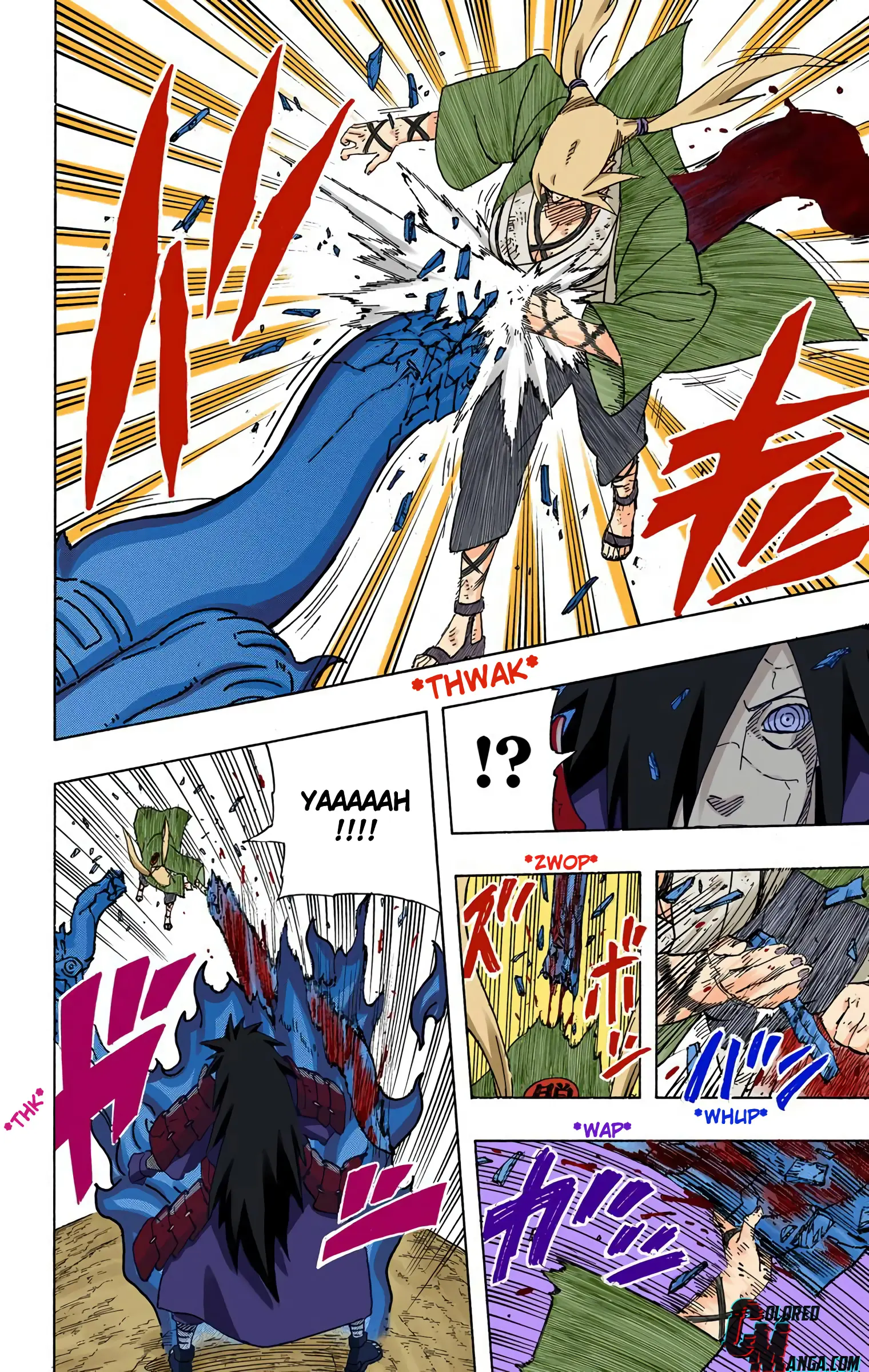 Naruto Colored Manga Online, chapter 578, page 4
