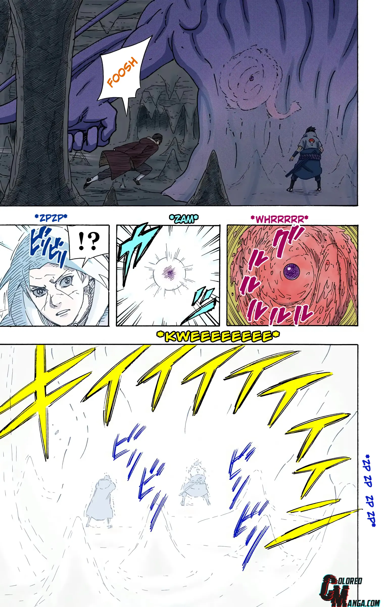 Naruto Colored Manga Online, chapter 580, page 3