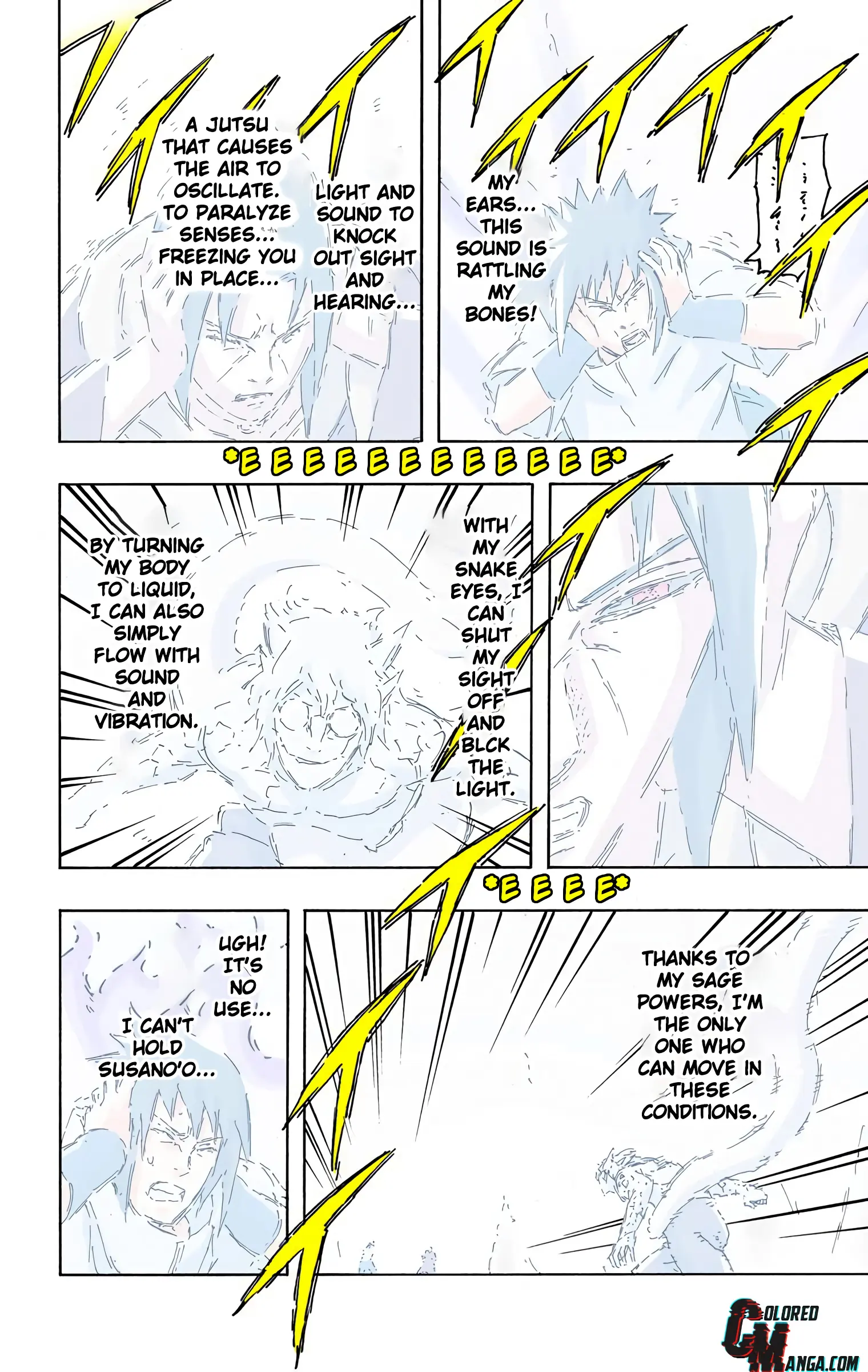 Naruto Colored Manga Online, chapter 580, page 4