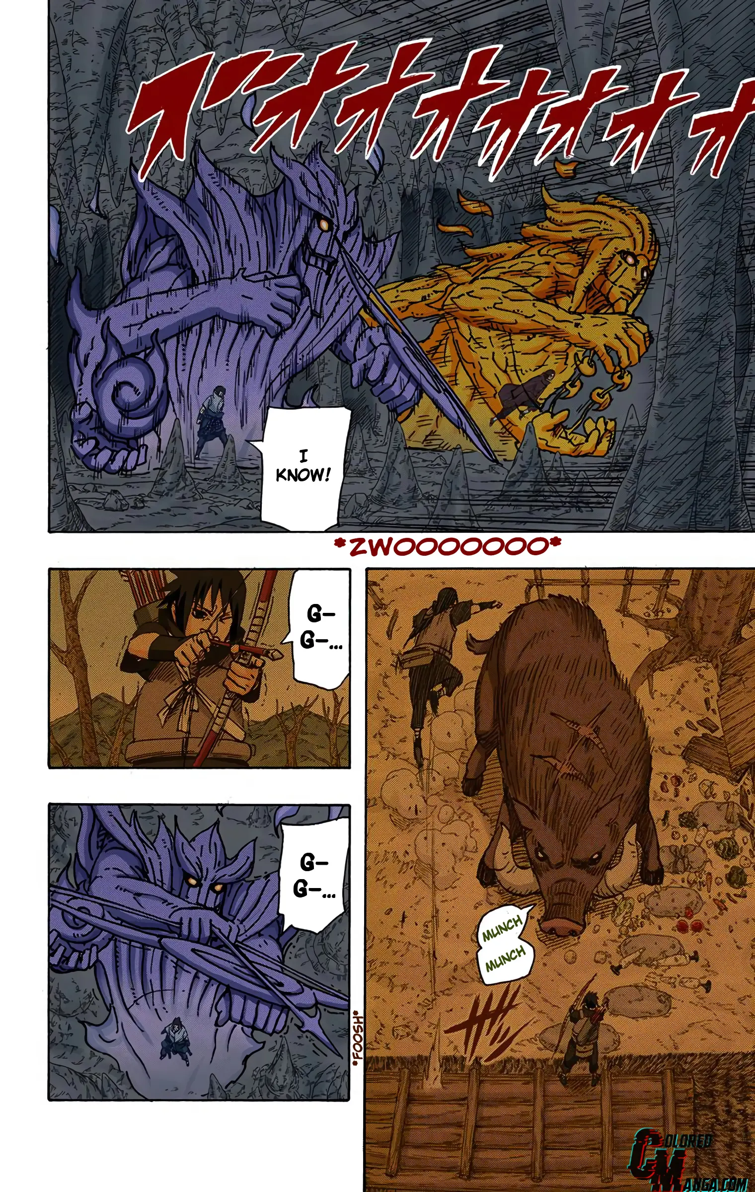 Naruto Colored Manga Online, chapter 580, page 10