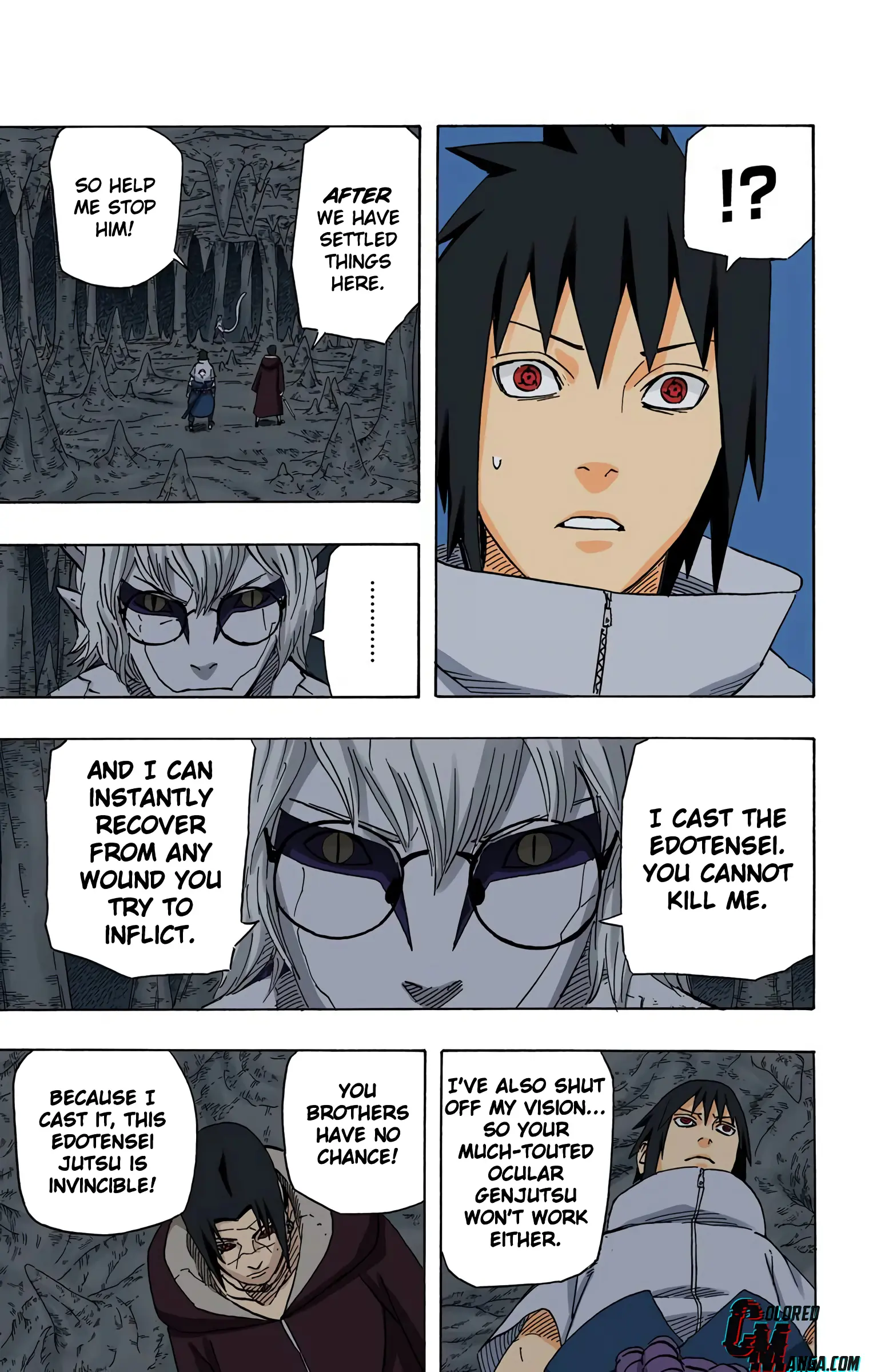 Naruto Colored Manga Online, chapter 581, page 13