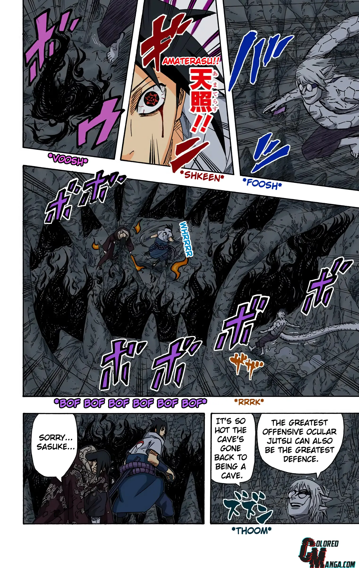 Naruto Colored Manga Online, chapter 582, page 4