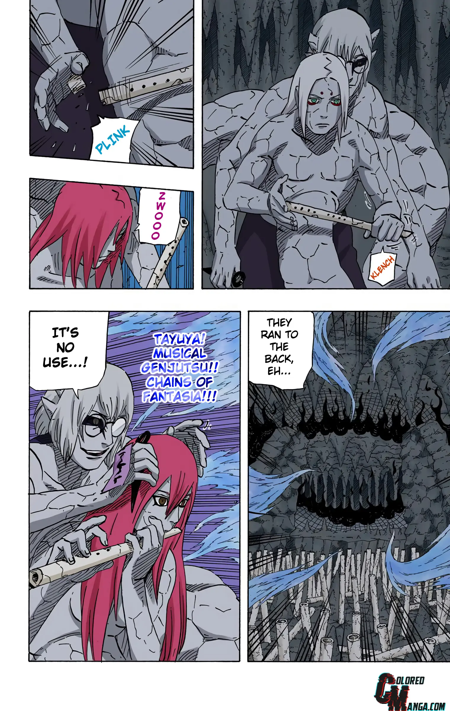 Naruto Colored Manga Online, chapter 585, page 8