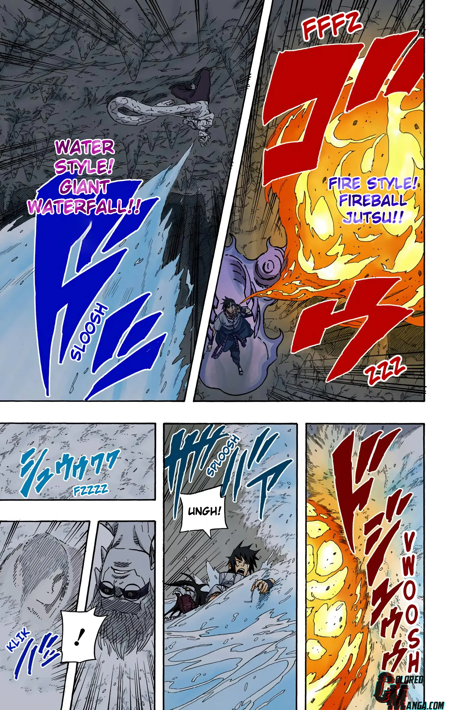Naruto Colored Manga Online, chapter 586, page 3