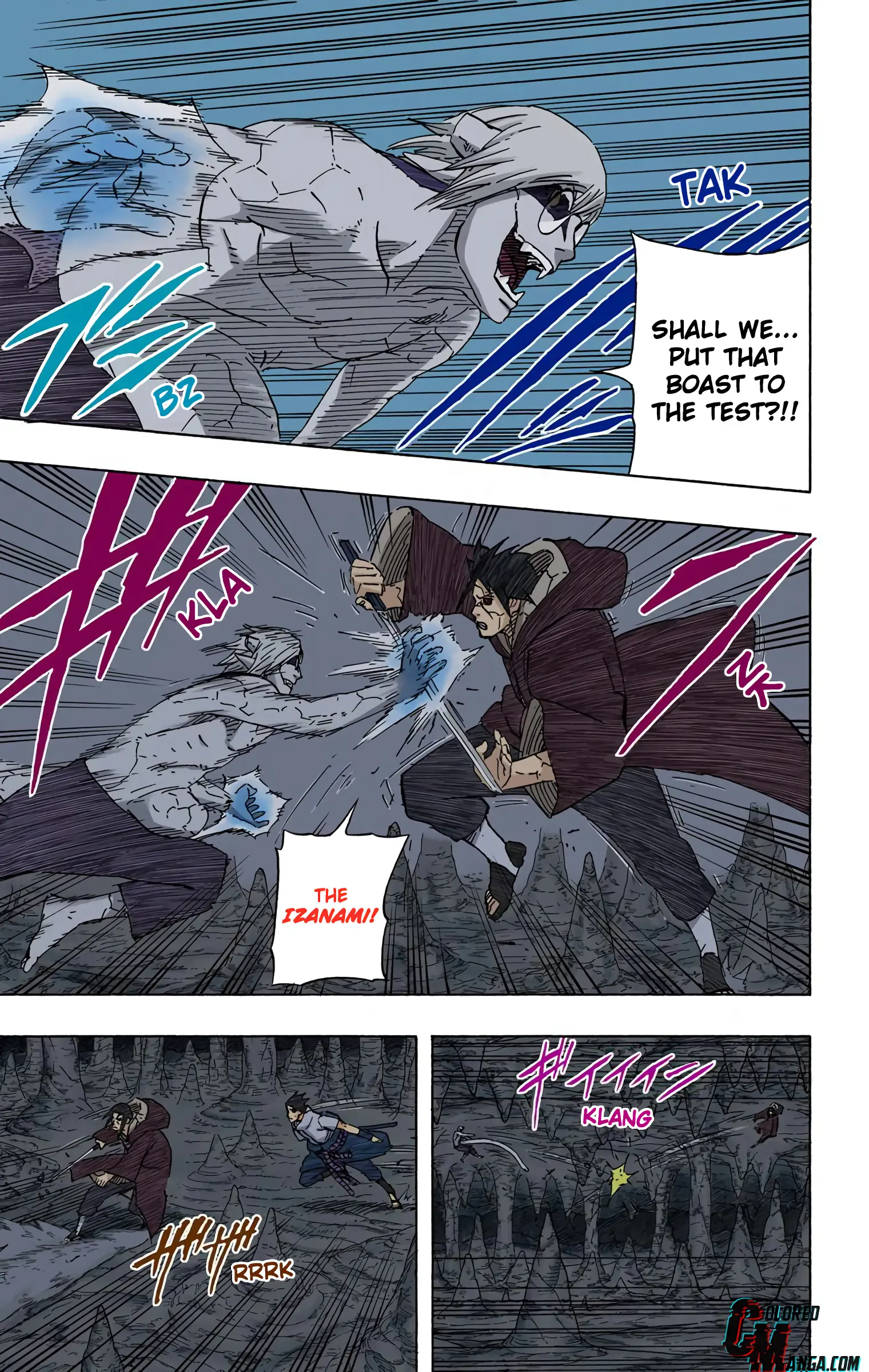 Naruto Colored Manga Online, chapter 586, page 7