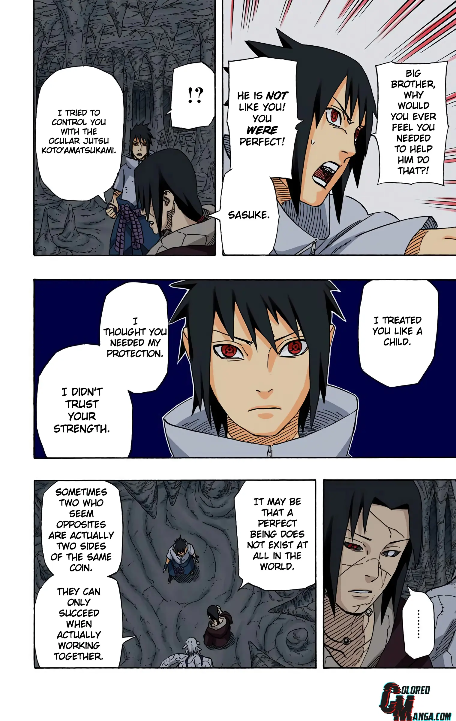 Naruto Colored Manga Online, chapter 587, page 8