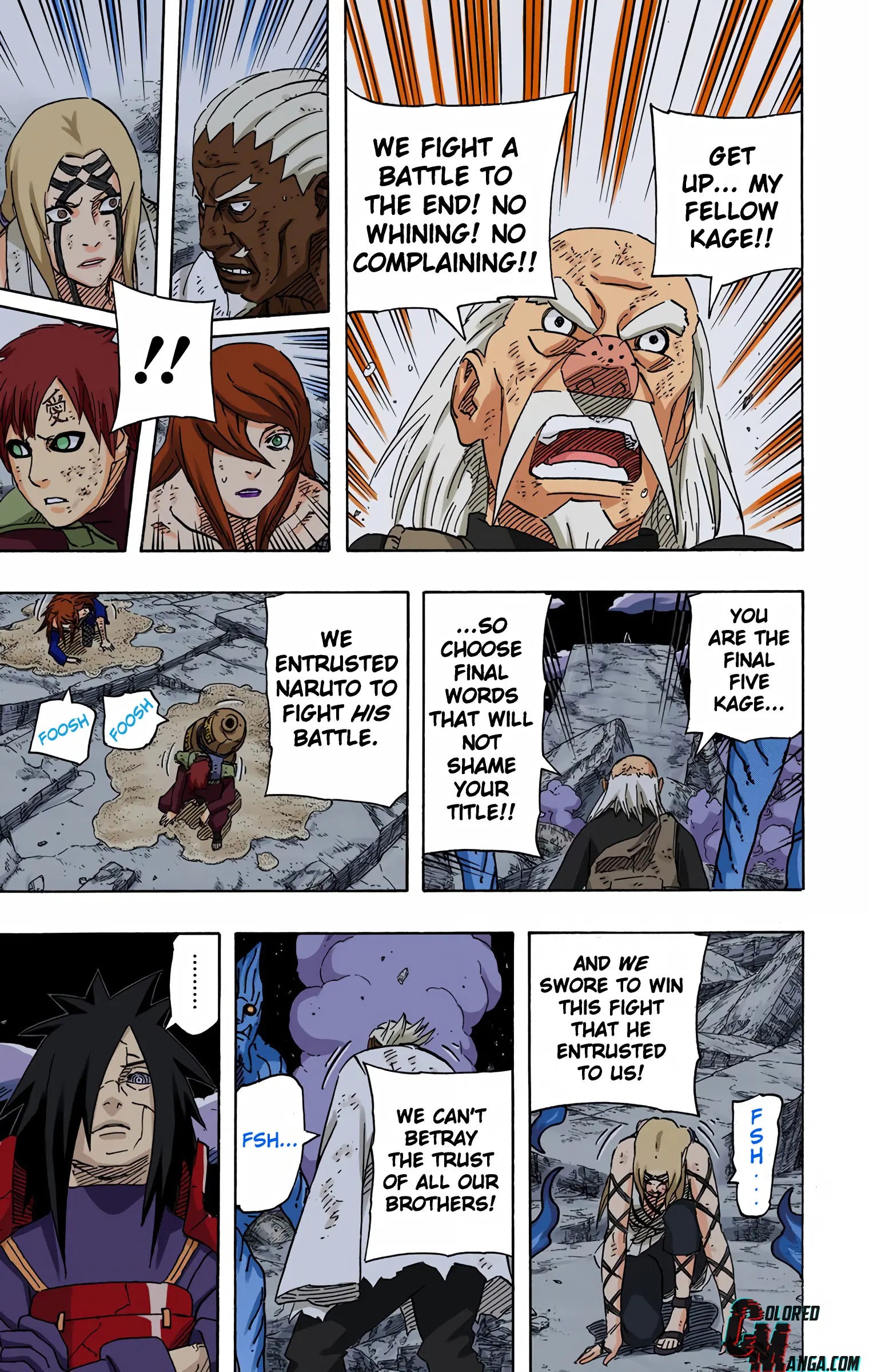 Naruto Colored Manga Online, chapter 588, page 15
