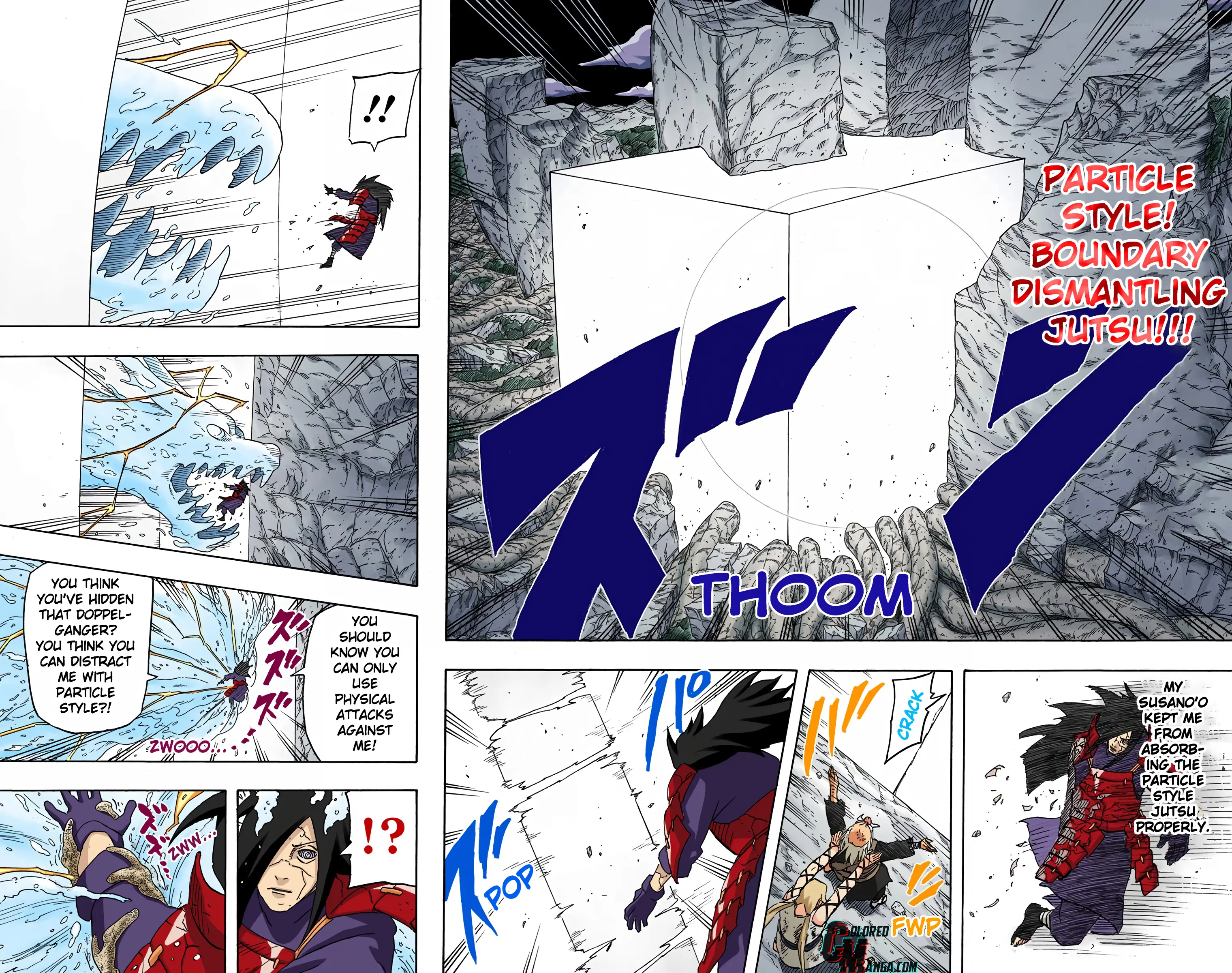 Naruto Colored Manga Online, chapter 588, page 17