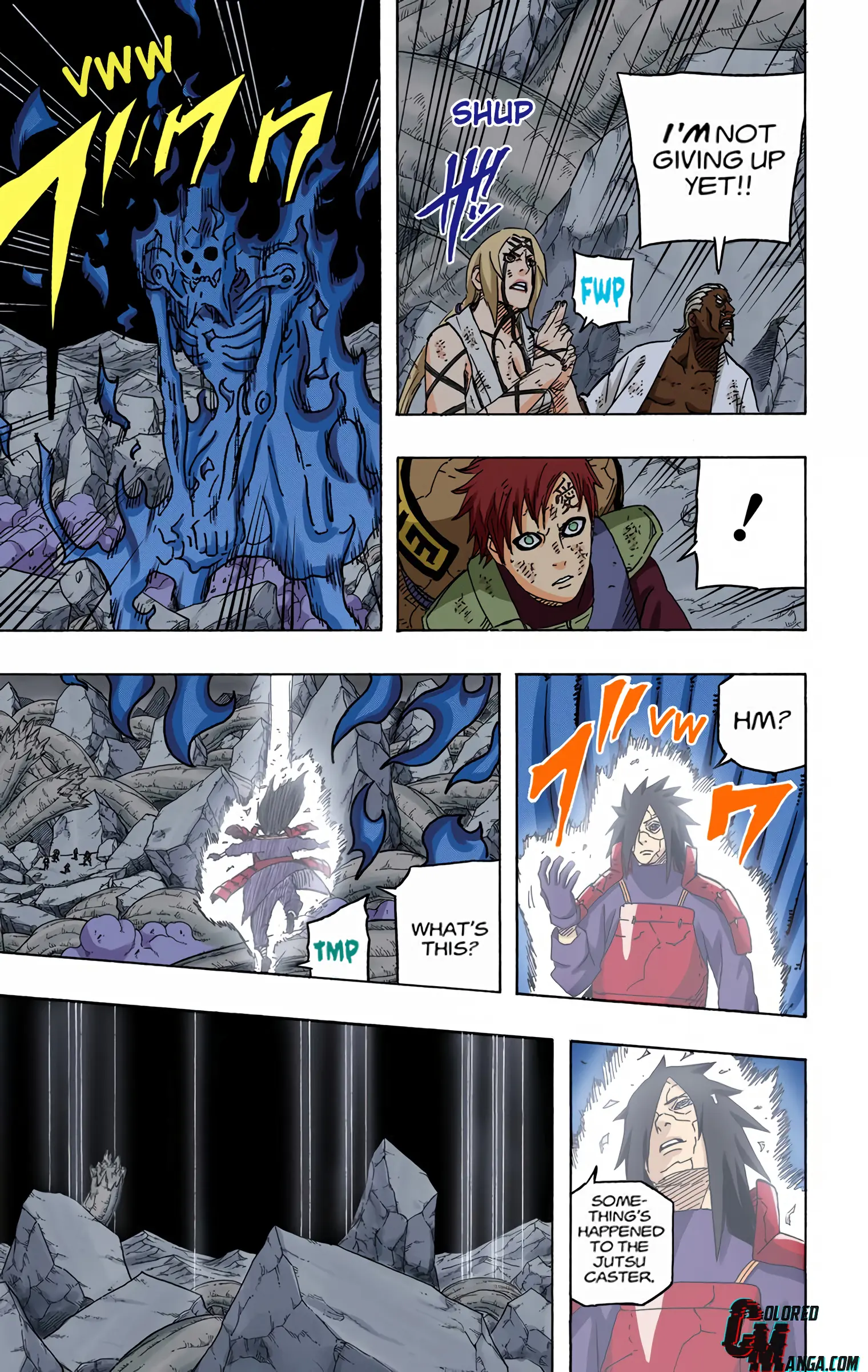 Naruto Colored Manga Online, chapter 590, page 3