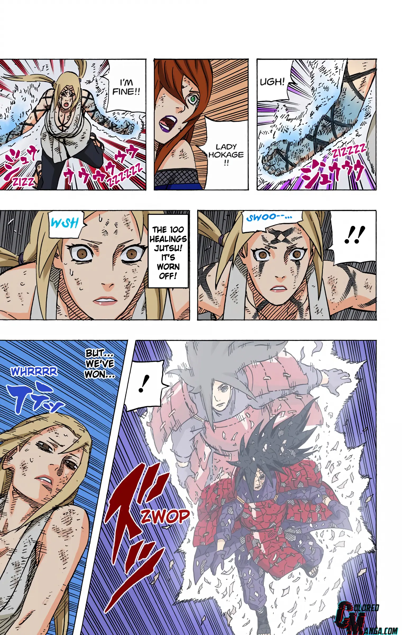 Naruto Colored Manga Online, chapter 591, page 8