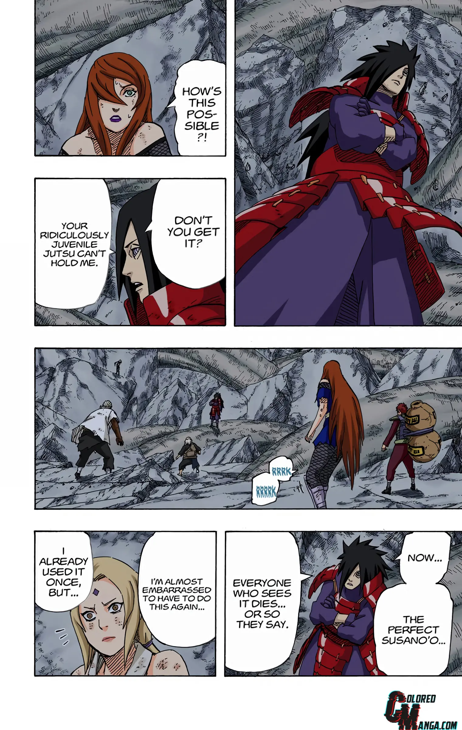 Naruto Colored Manga Online, chapter 592, page 4