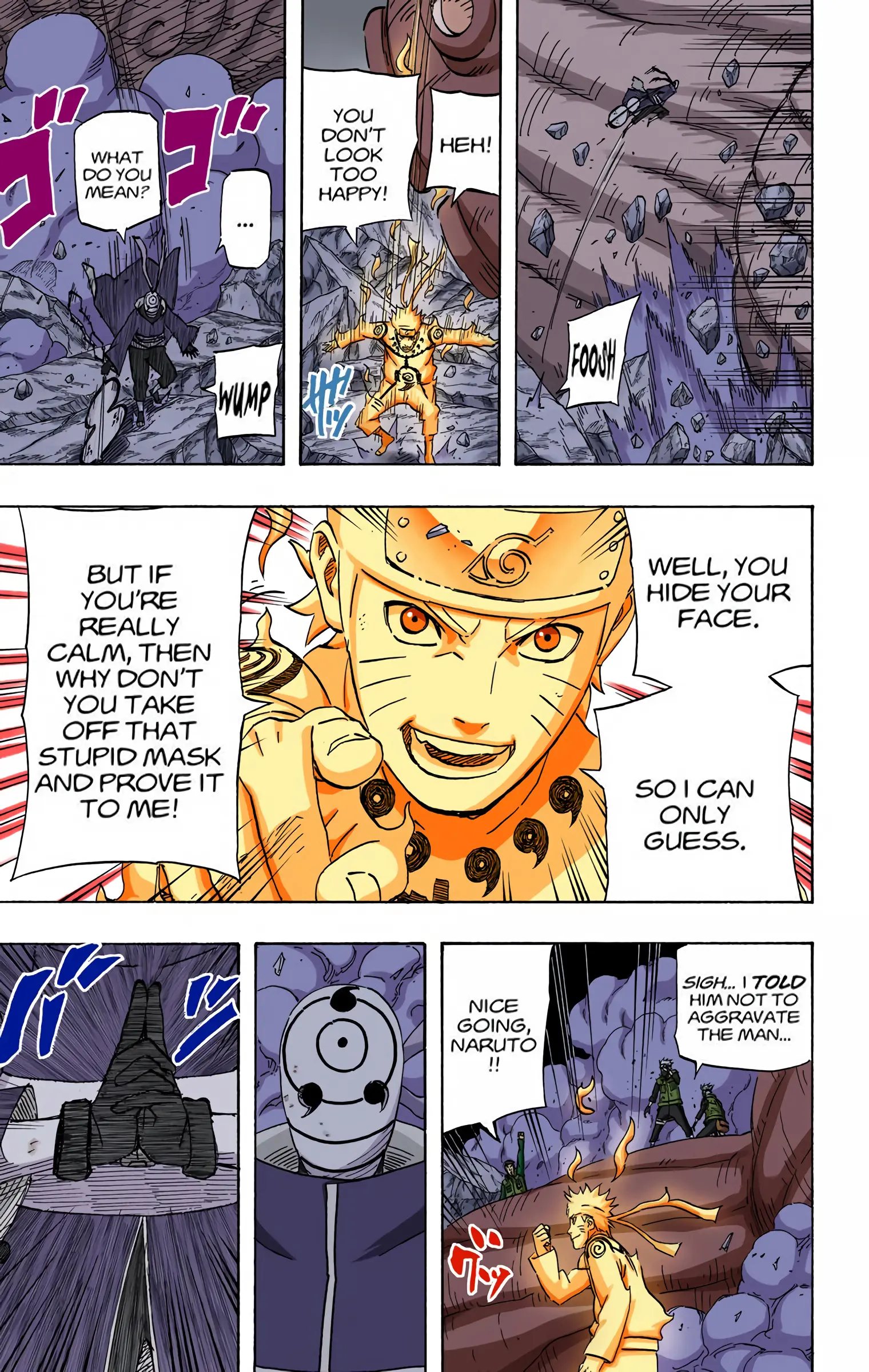 Naruto Colored Manga Online, chapter 592, page 8