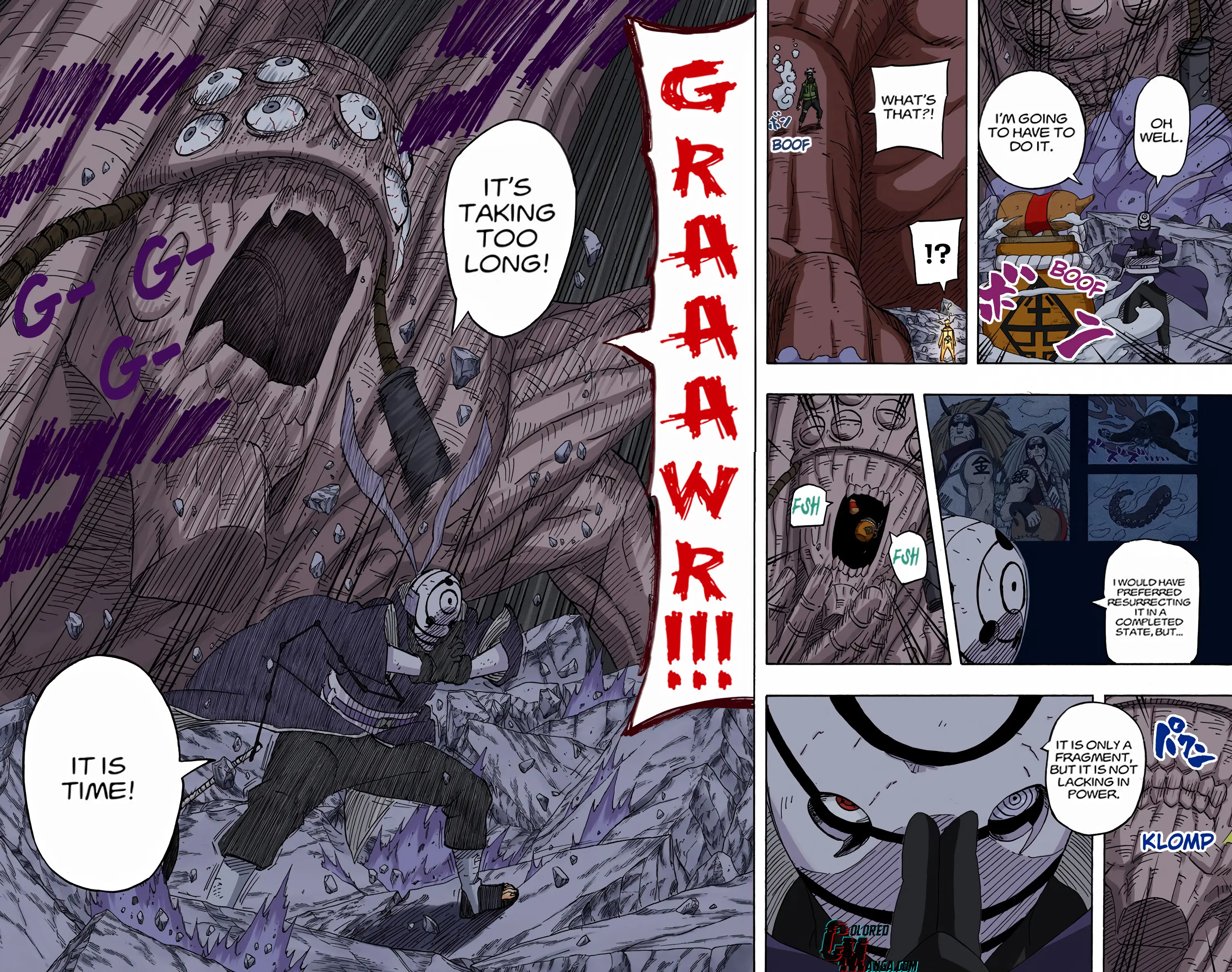 Naruto Colored Manga Online, chapter 592, page 9