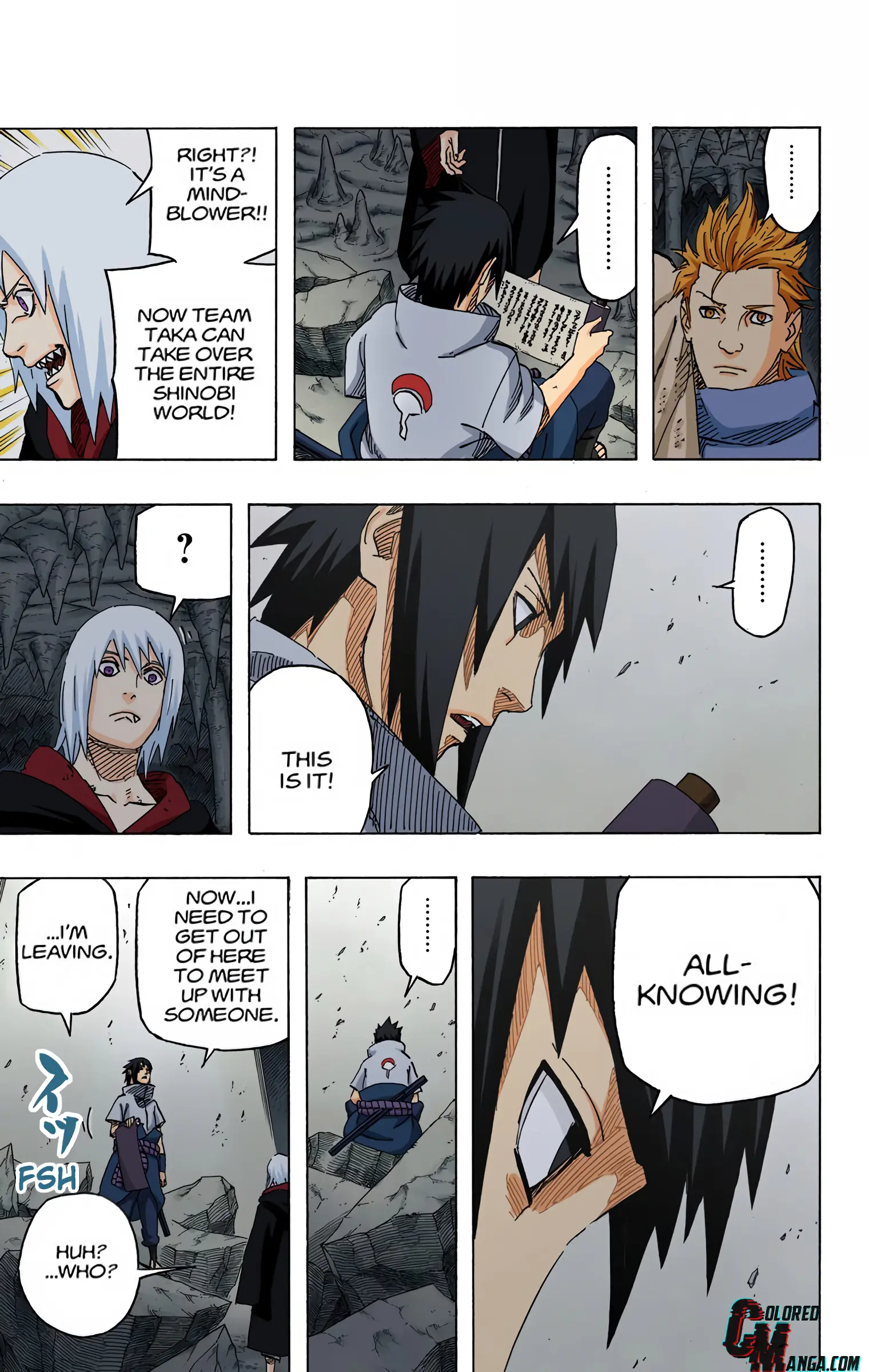 Naruto Colored Manga Online, chapter 592, page 13