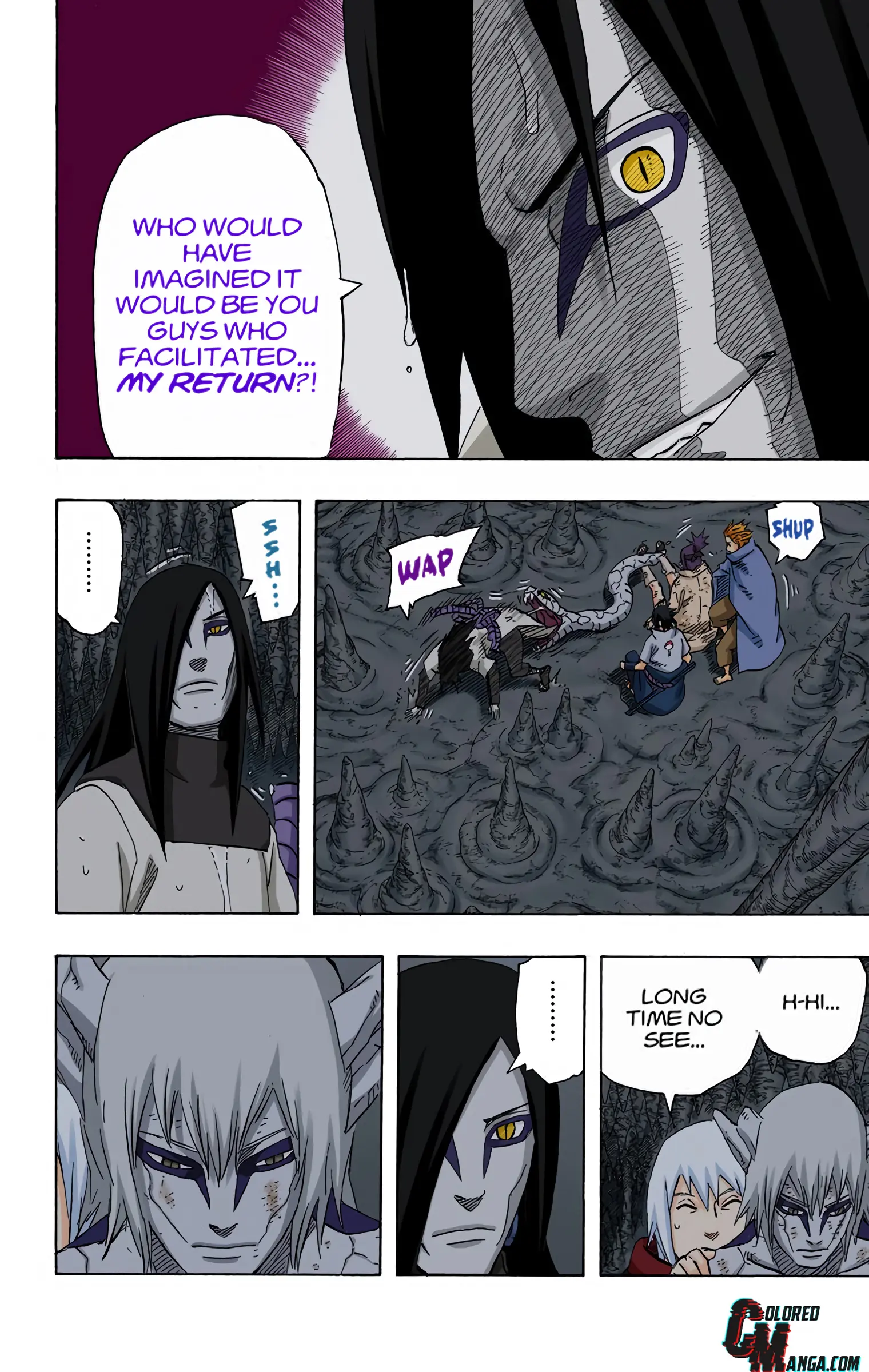 Naruto Colored Manga Online, chapter 593, page 7