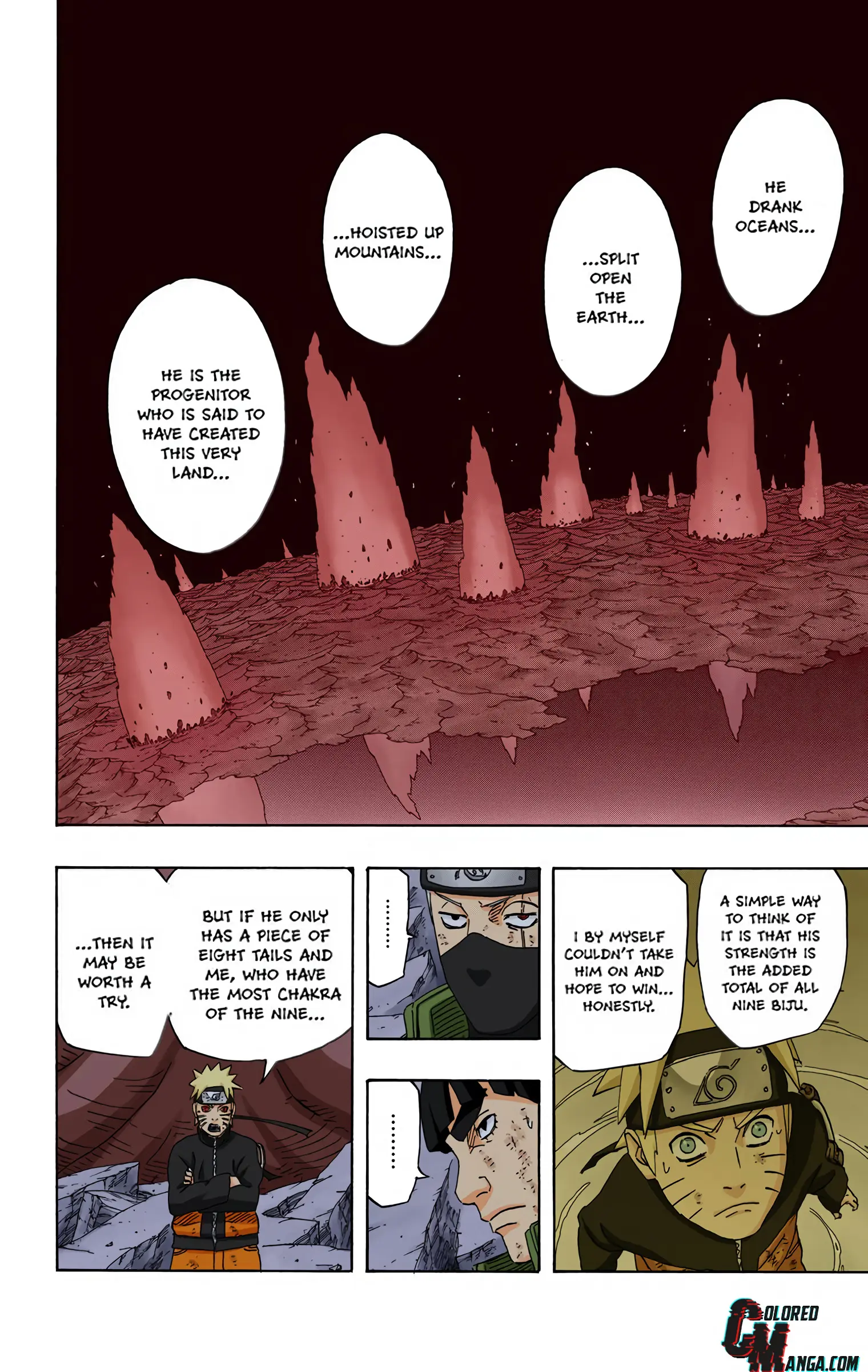 Naruto Colored Manga Online, chapter 594, page 10