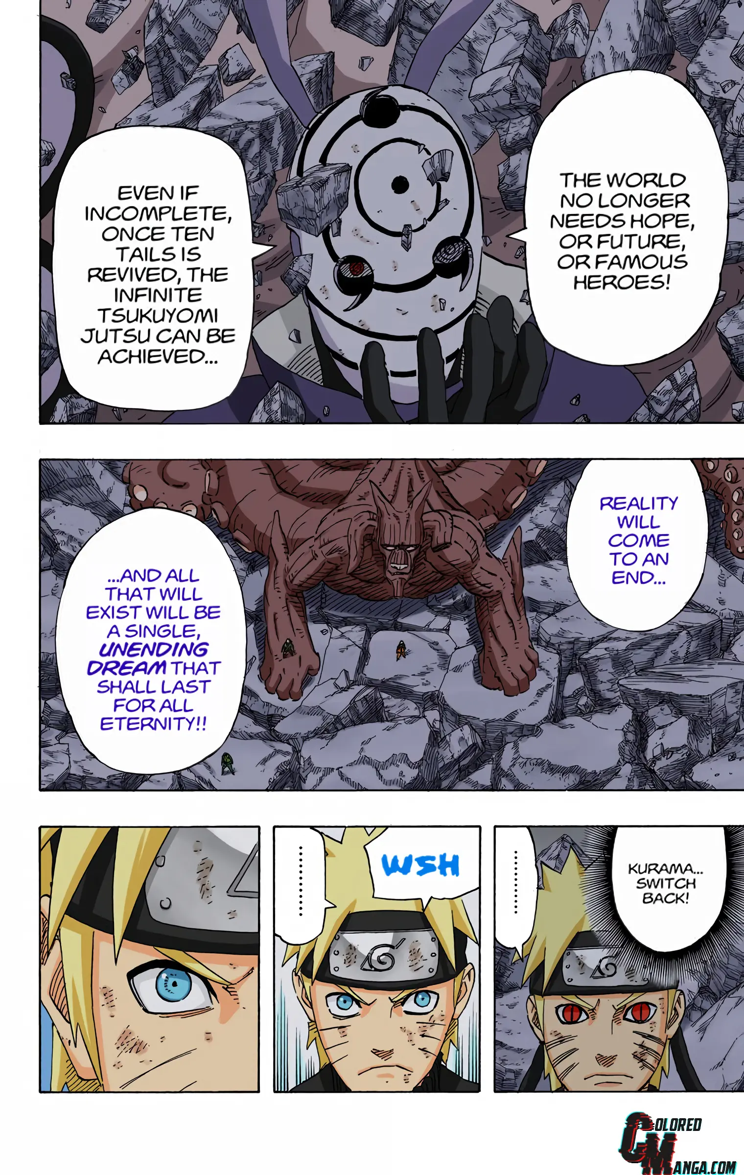 Naruto Colored Manga Online, chapter 594, page 12