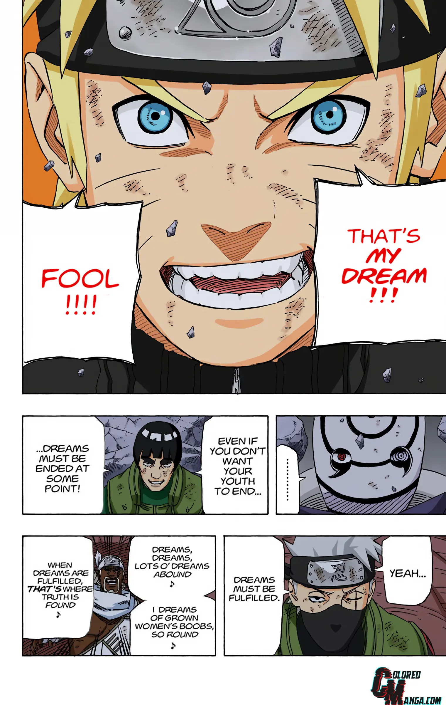 Naruto Colored Manga Online, chapter 594, page 14