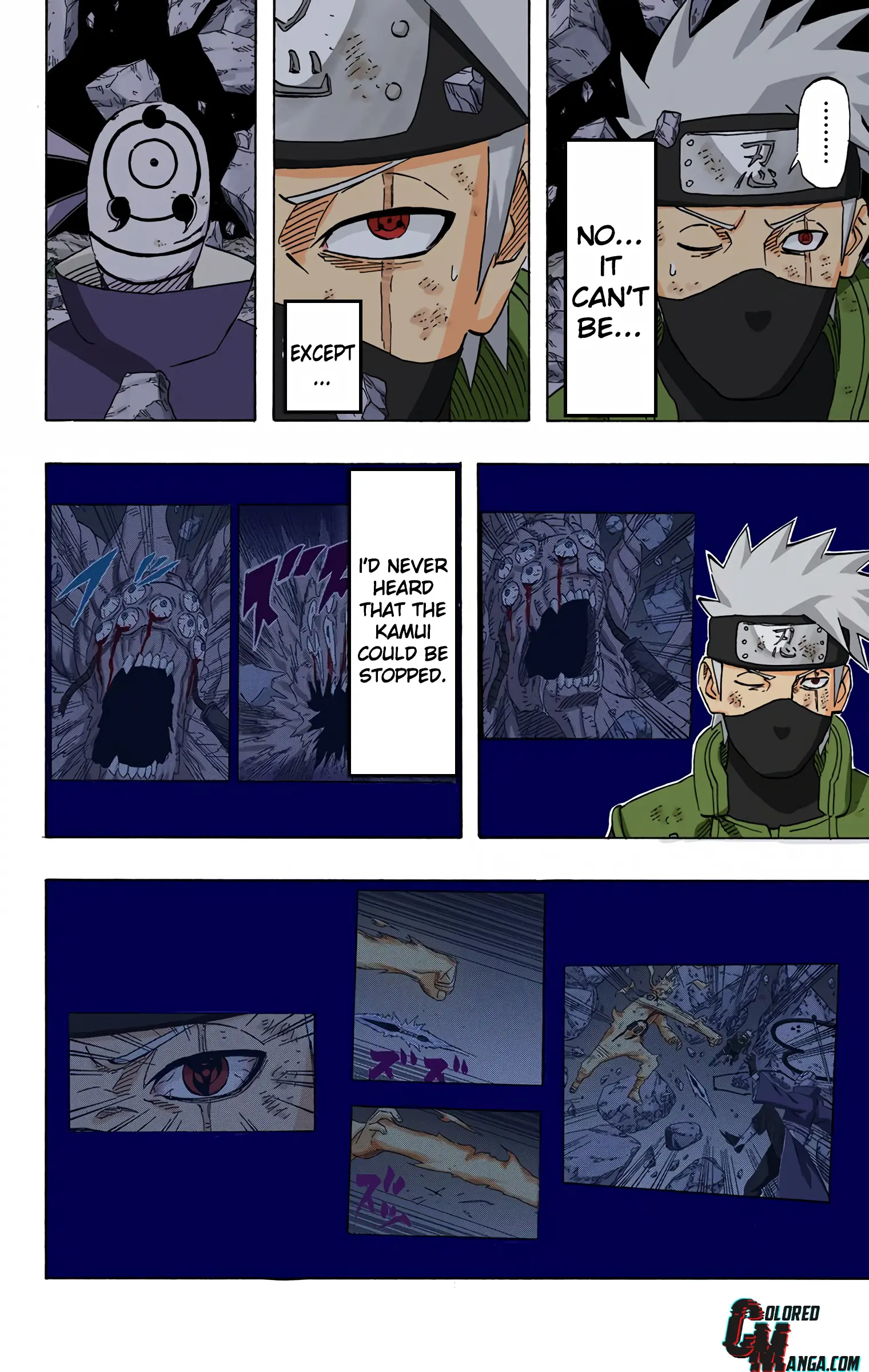 Naruto Colored Manga Online, chapter 596, page 6