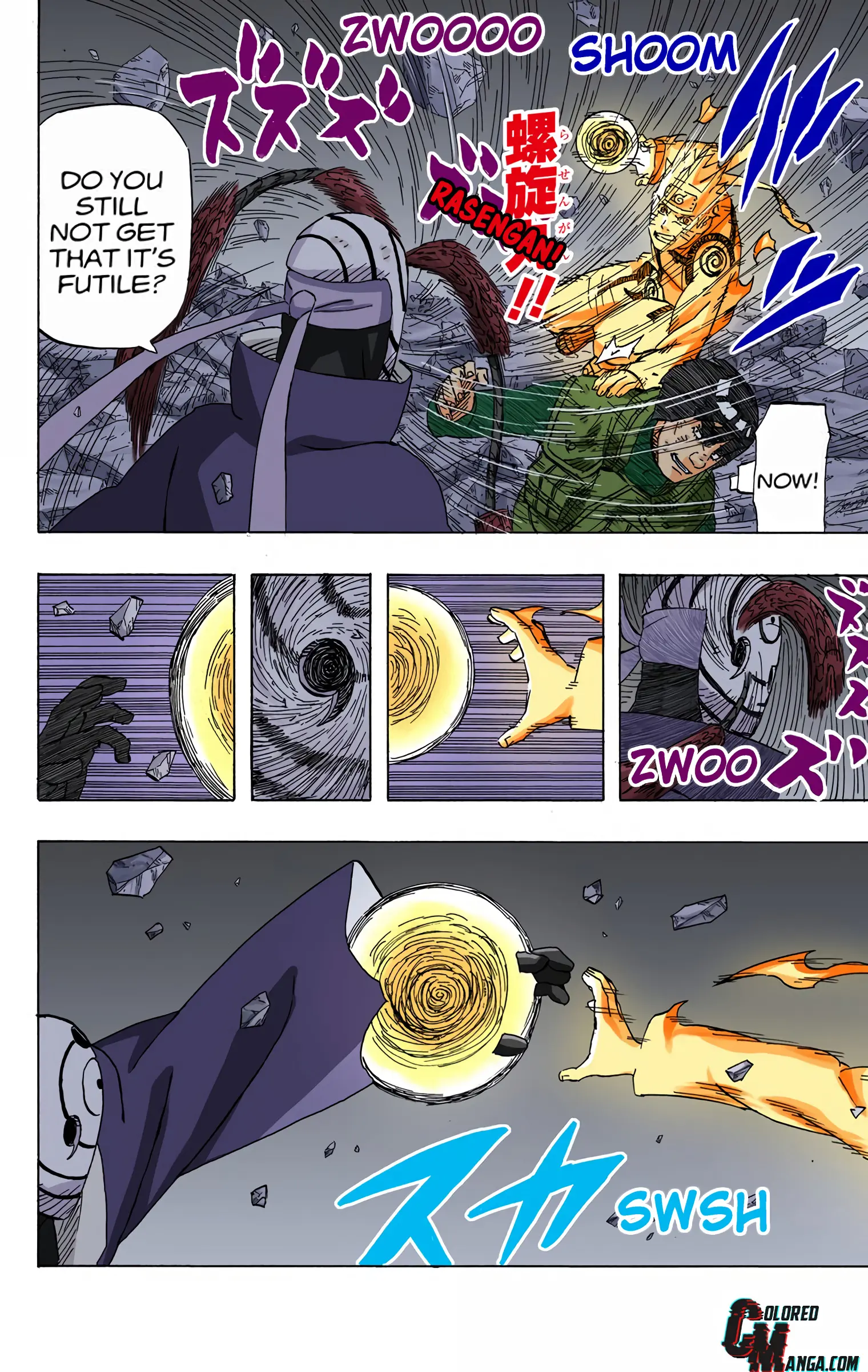 Naruto Colored Manga Online, chapter 596, page 12