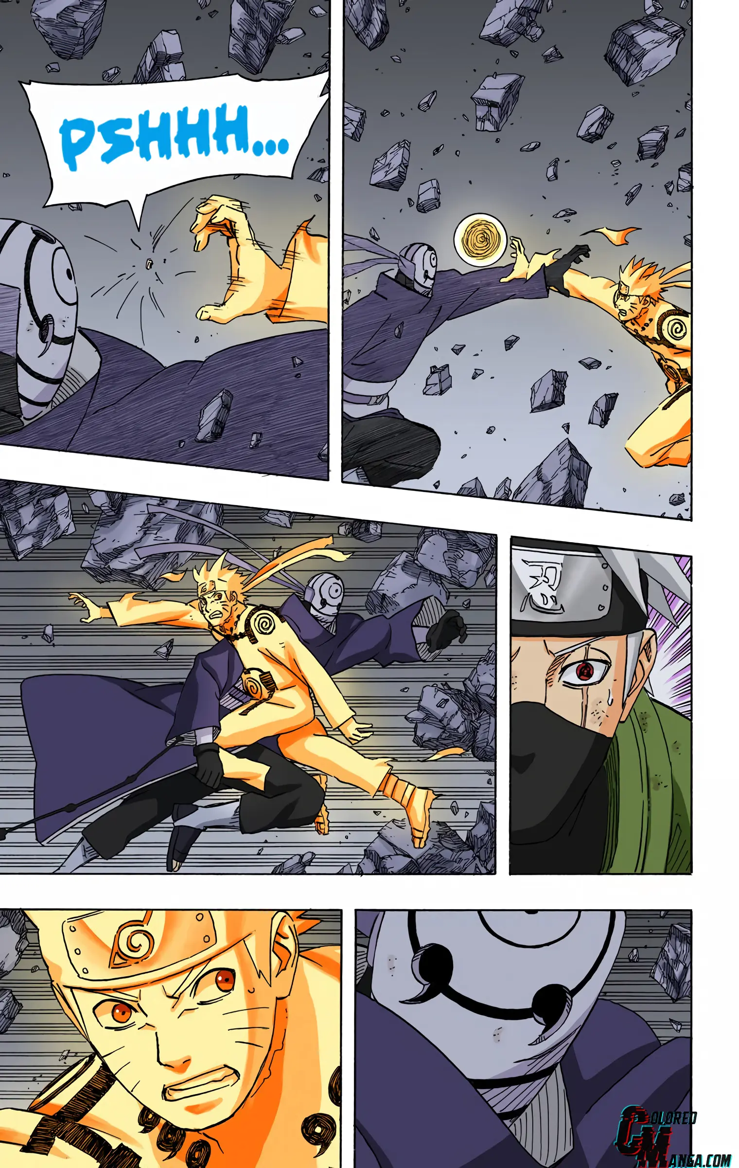 Naruto Colored Manga Online, chapter 596, page 13
