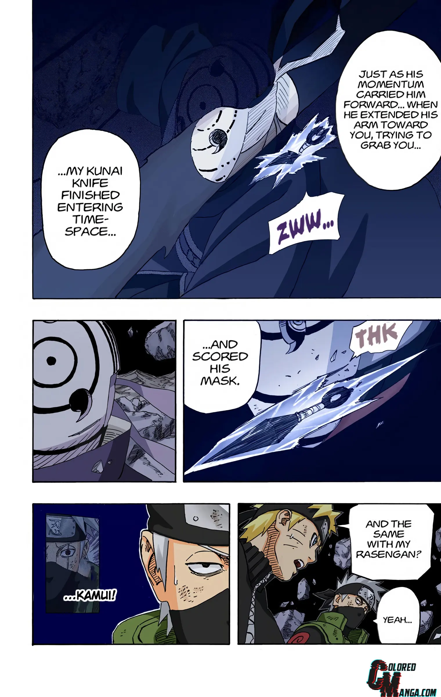 Naruto Colored Manga Online, chapter 597, page 9