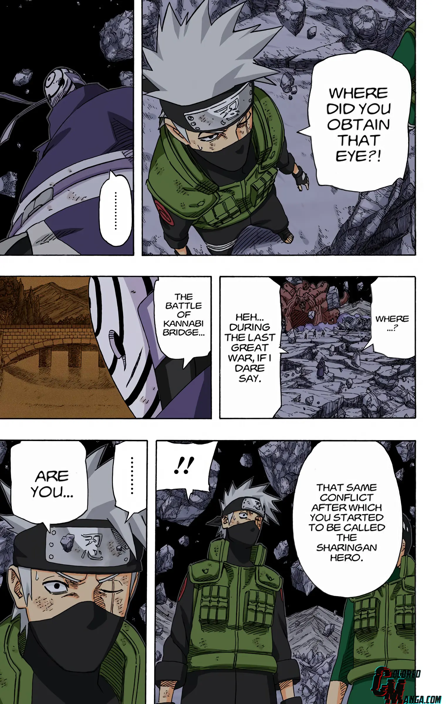 Naruto Colored Manga Online, chapter 597, page 12
