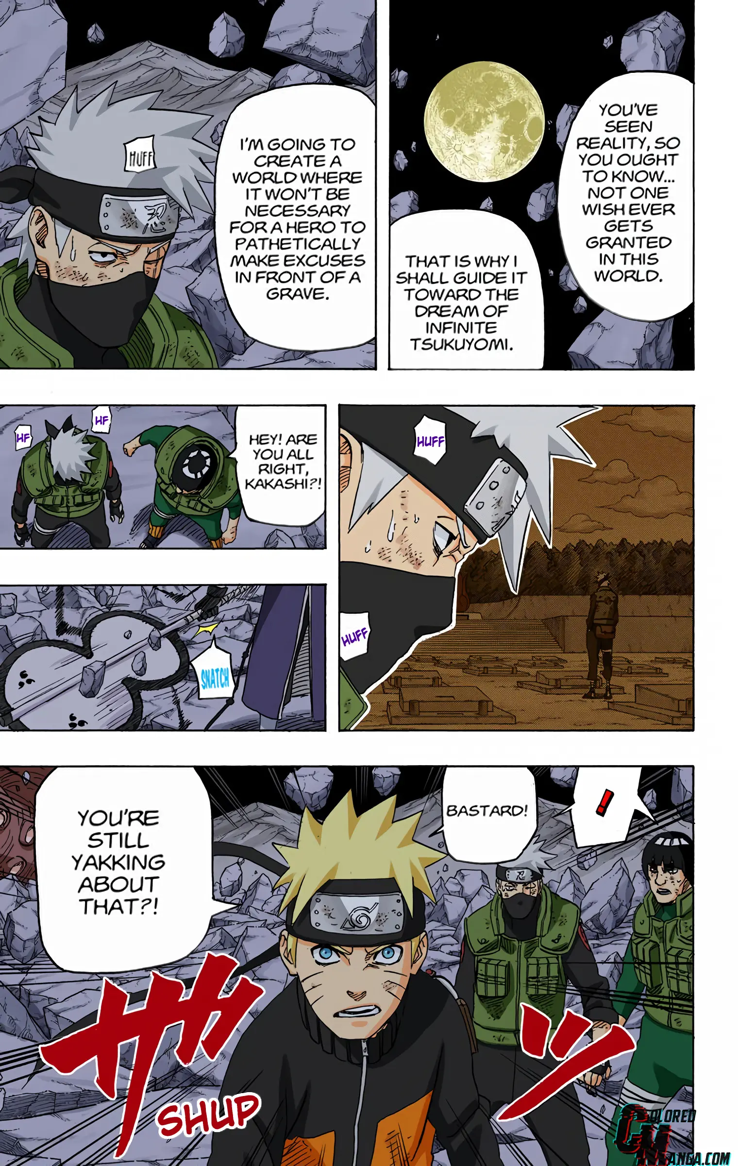 Naruto Colored Manga Online, chapter 597, page 14