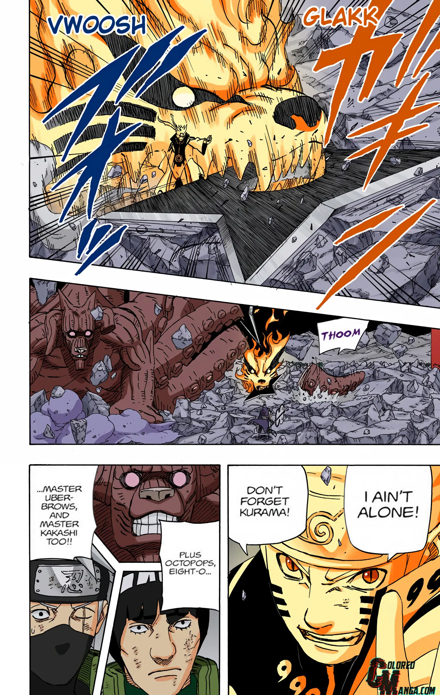 Naruto Colored Manga Online, chapter 598, page 10