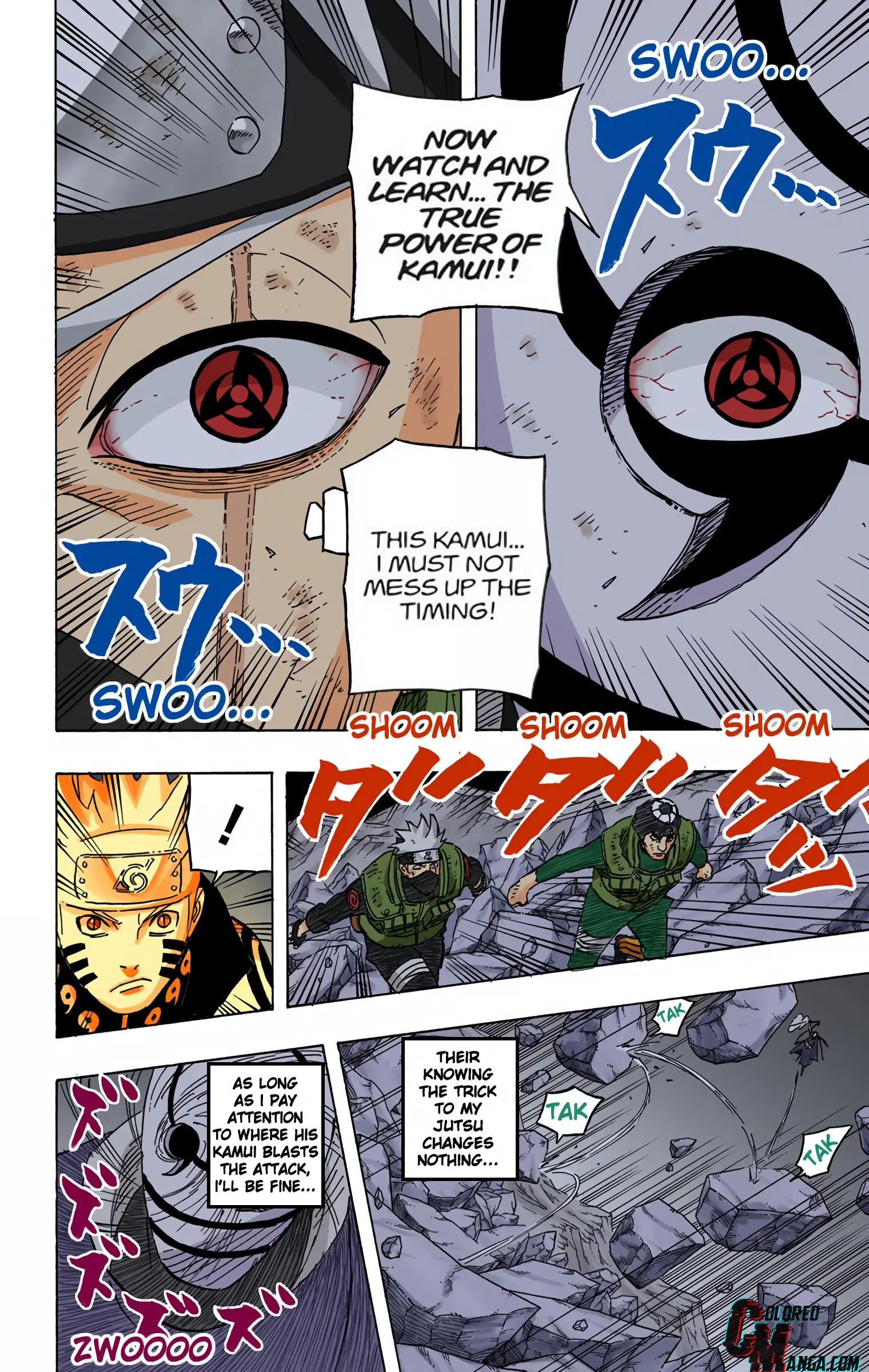 Naruto Colored Manga Online, chapter 598, page 12