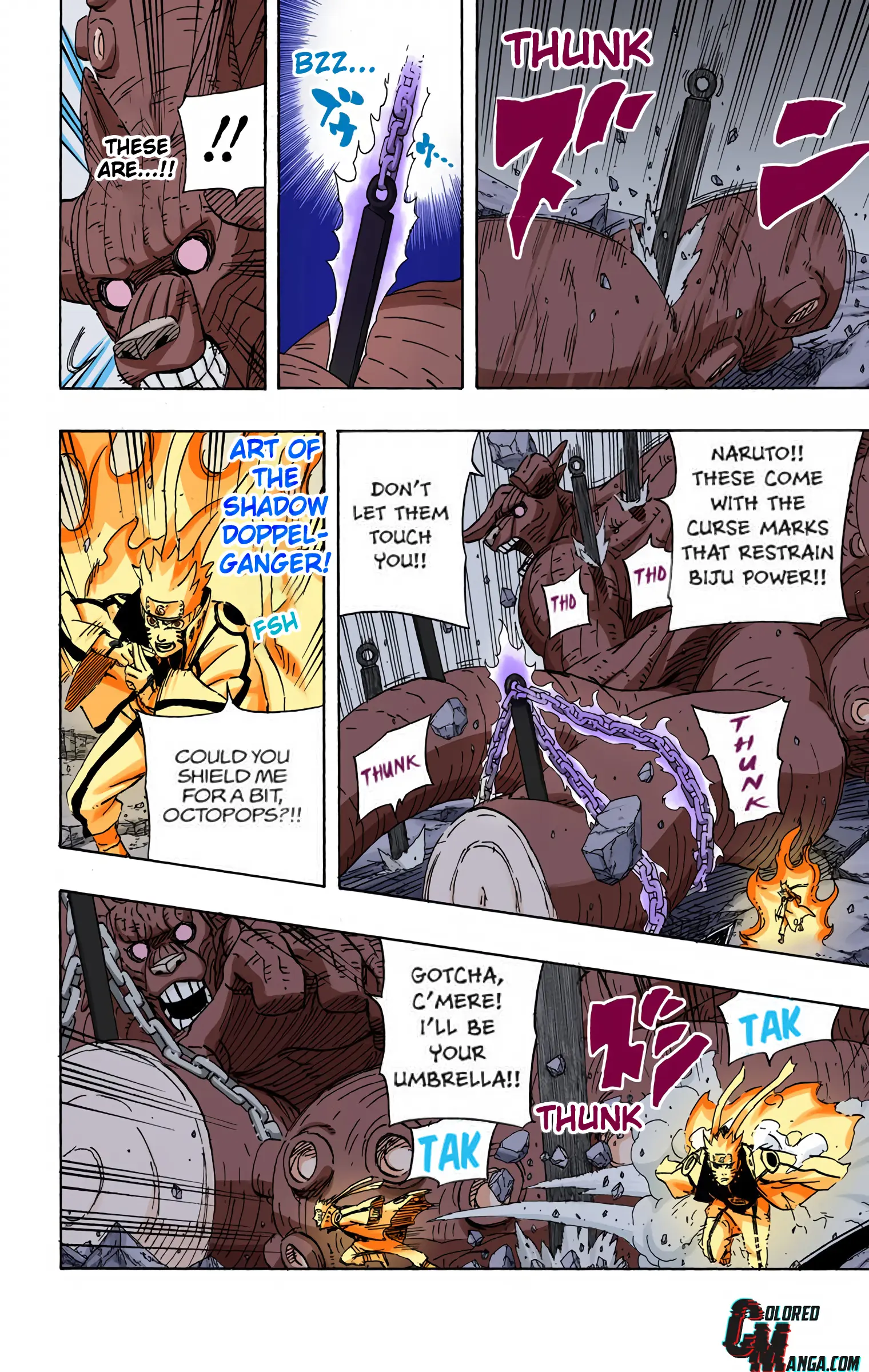 Naruto Colored Manga Online, chapter 598, page 14