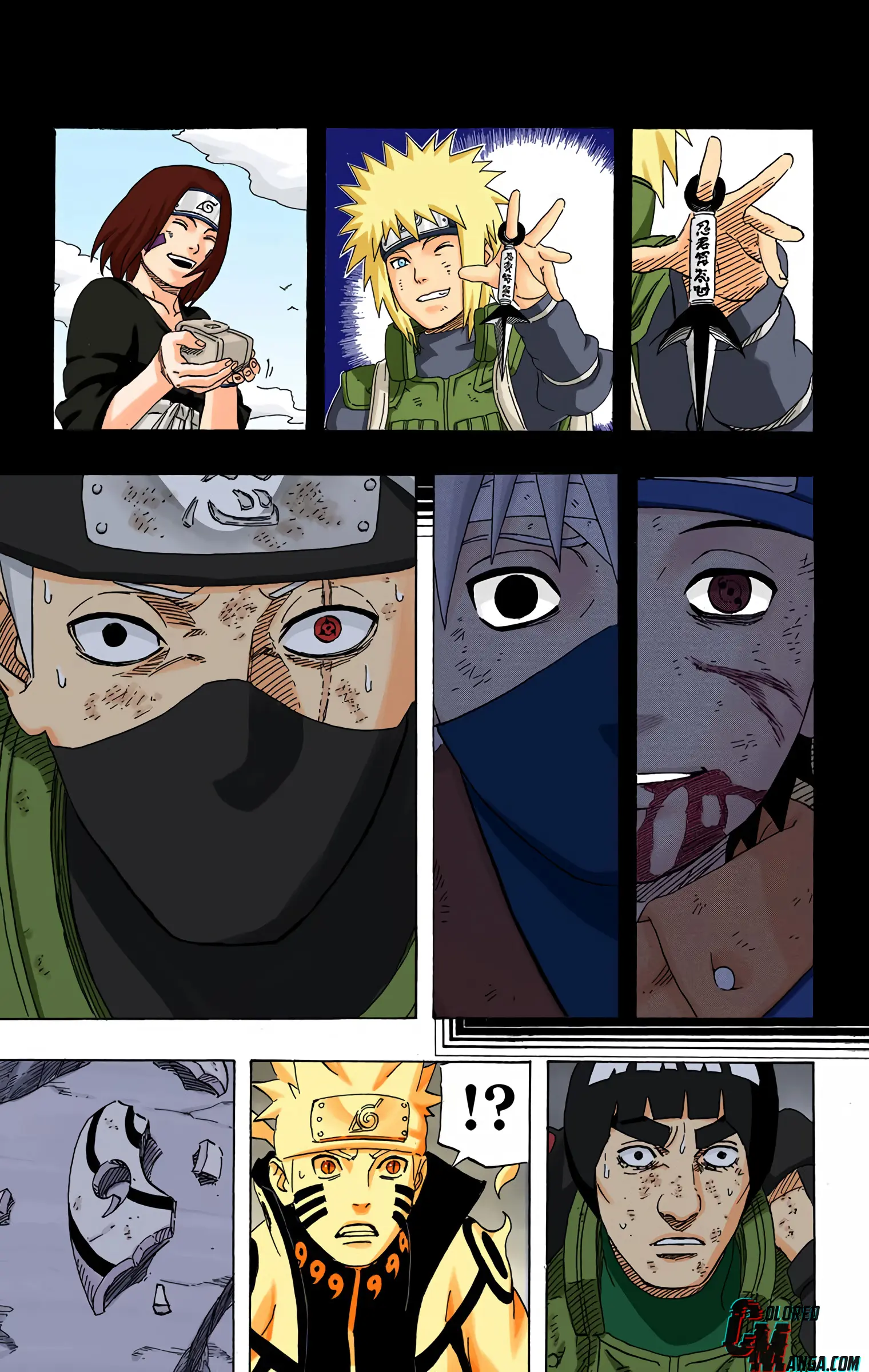 Naruto Colored Manga Online, chapter 599, page 14