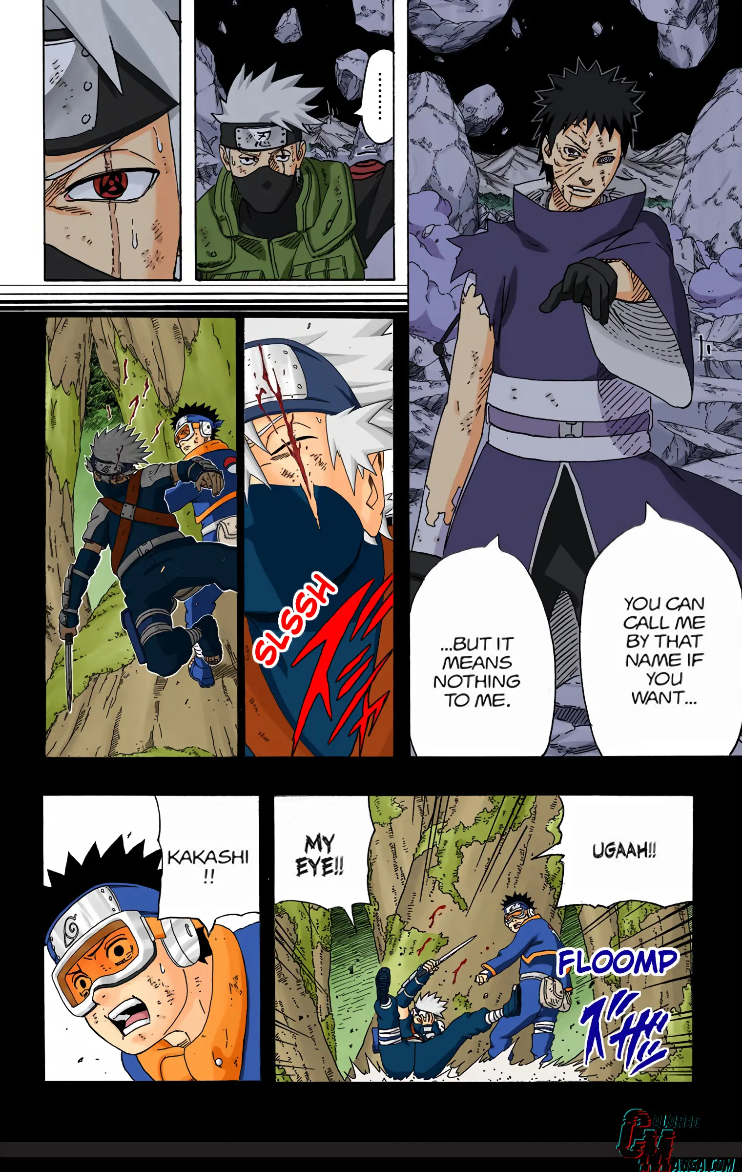 Naruto Colored Manga Online, chapter 600, page 2