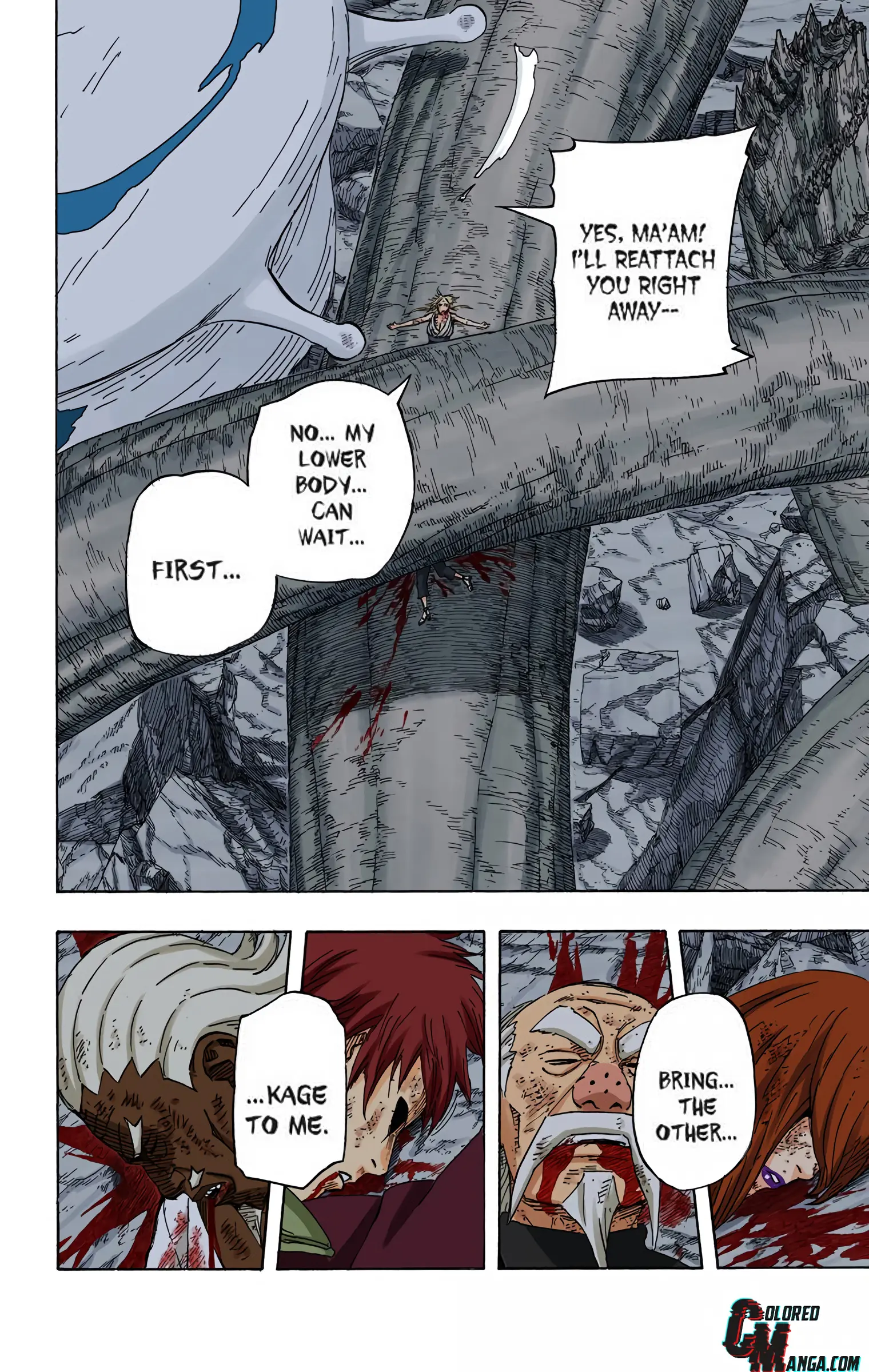 Naruto Colored Manga Online, chapter 601, page 6