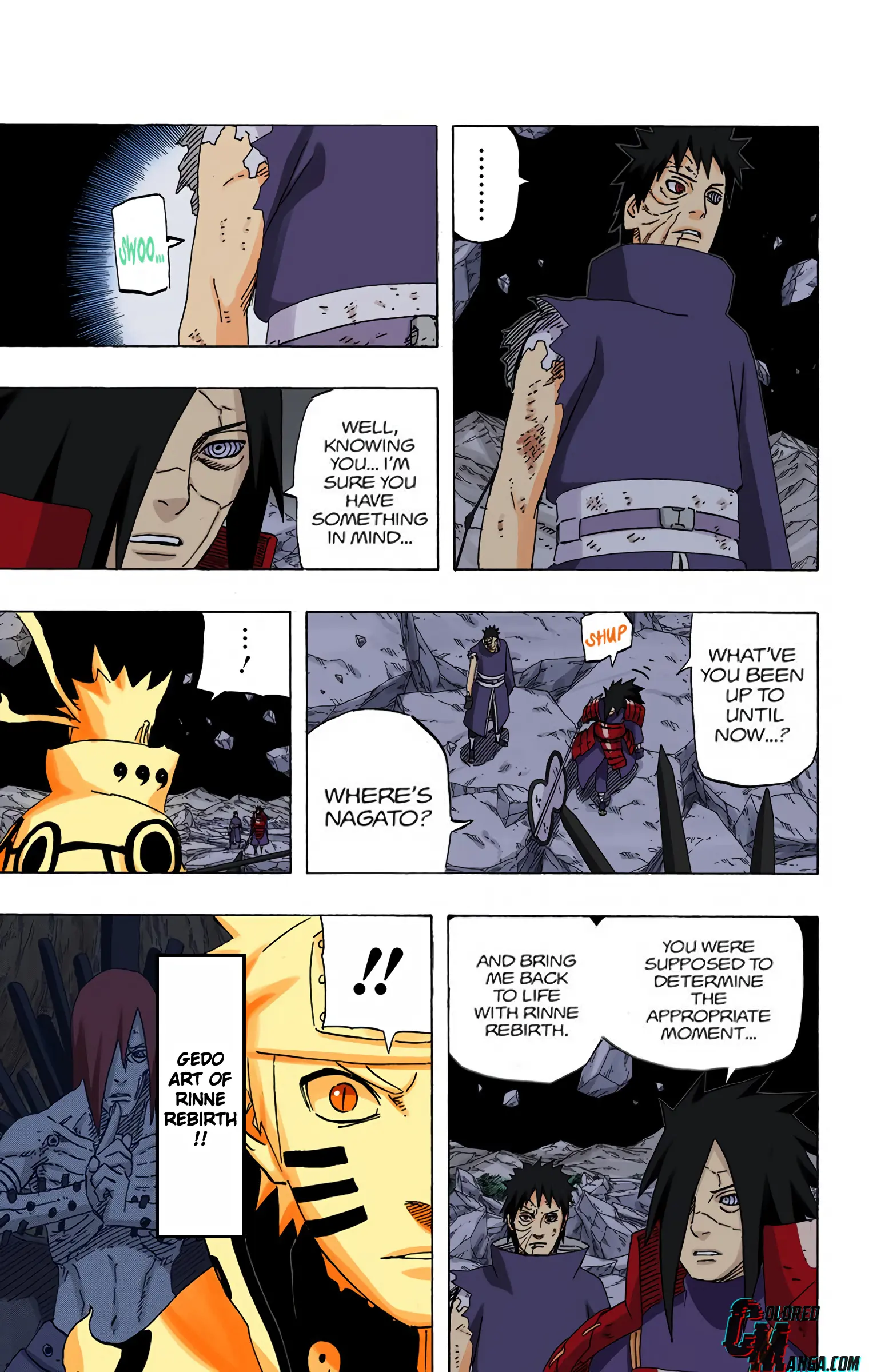 Naruto Colored Manga Online, chapter 601, page 11