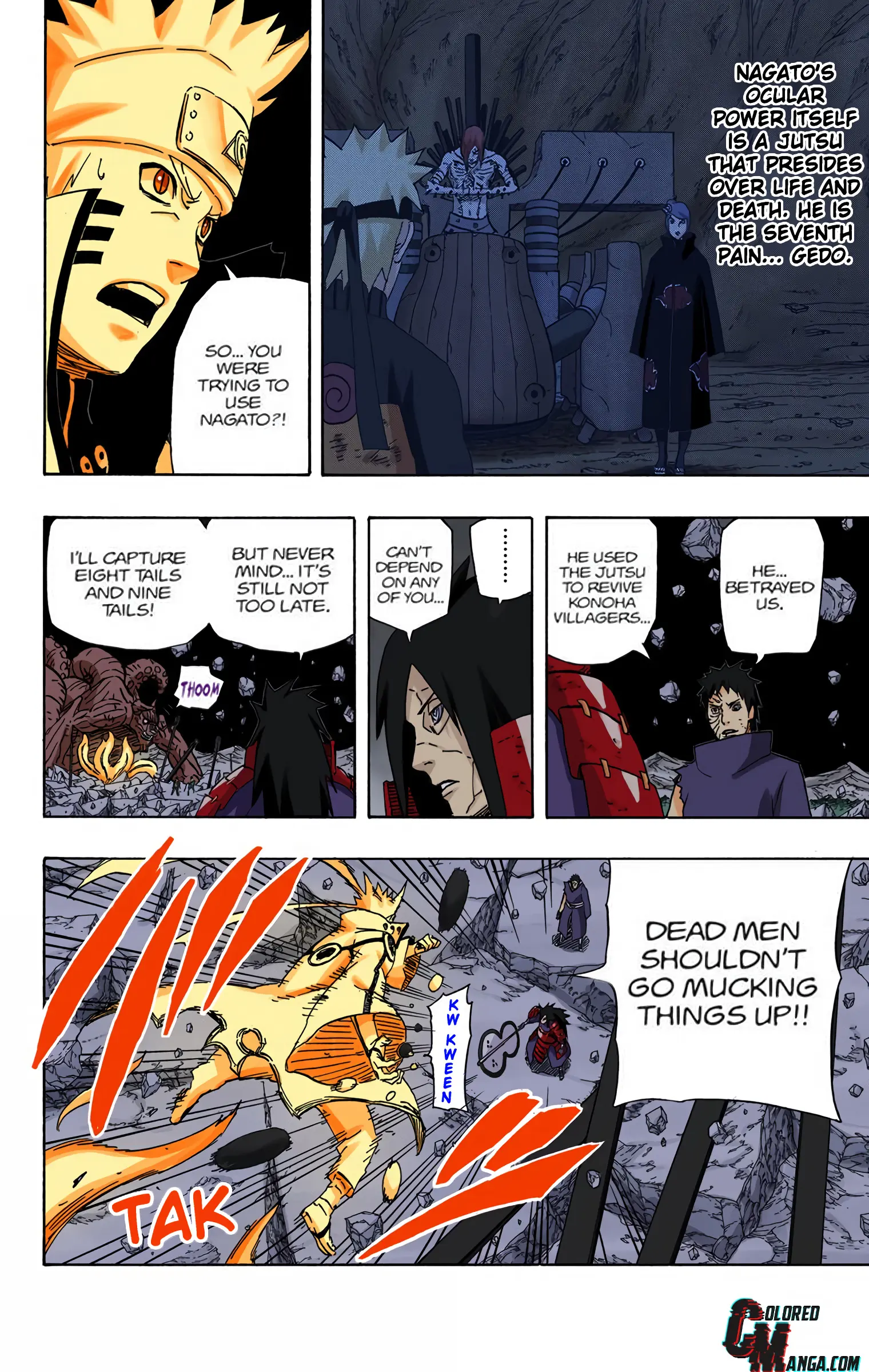 Naruto Colored Manga Online, chapter 601, page 12