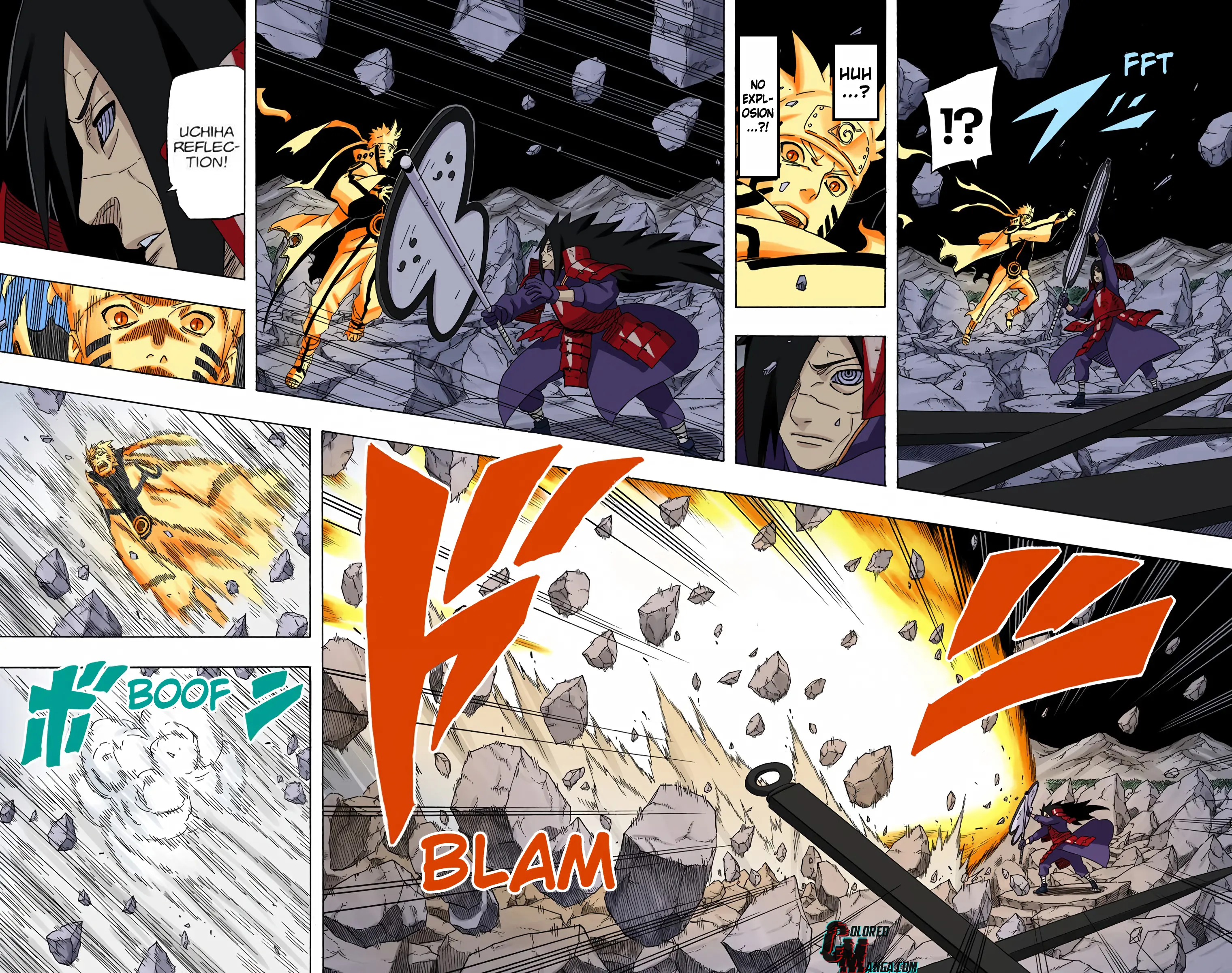 Naruto Colored Manga Online, chapter 601, page 14