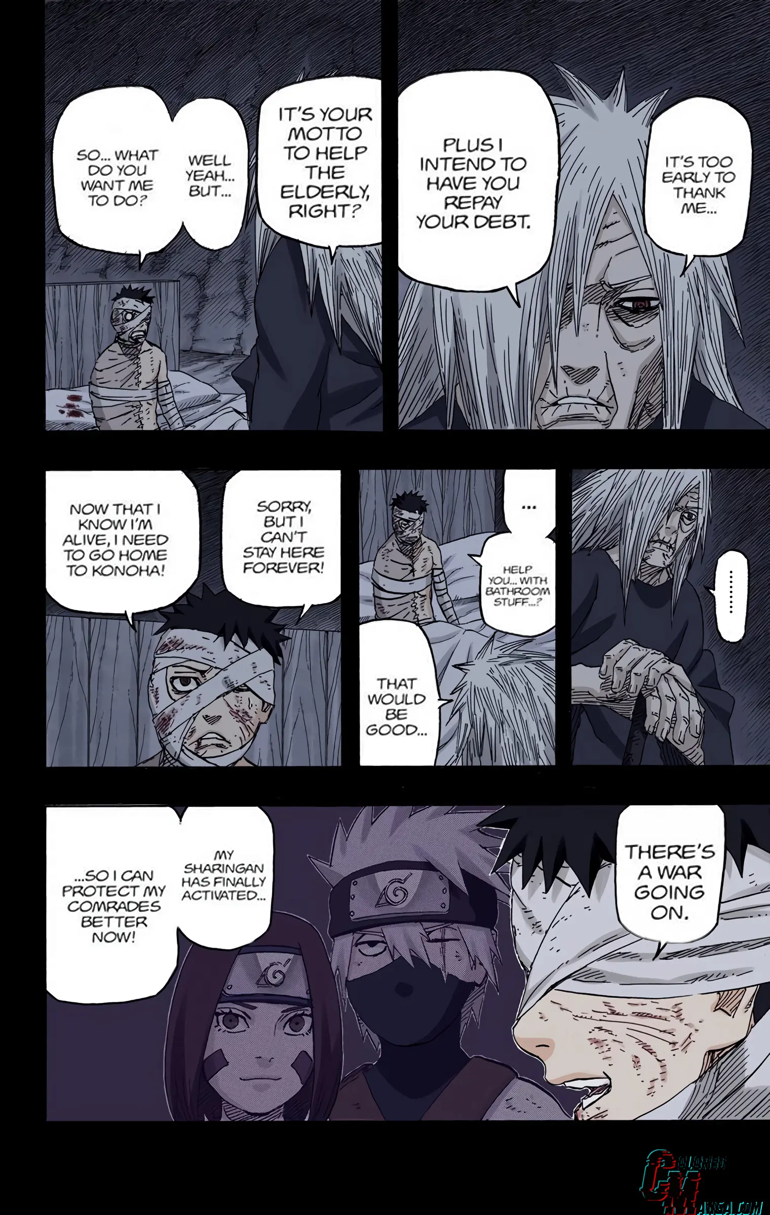 Naruto Colored Manga Online, chapter 602, page 4