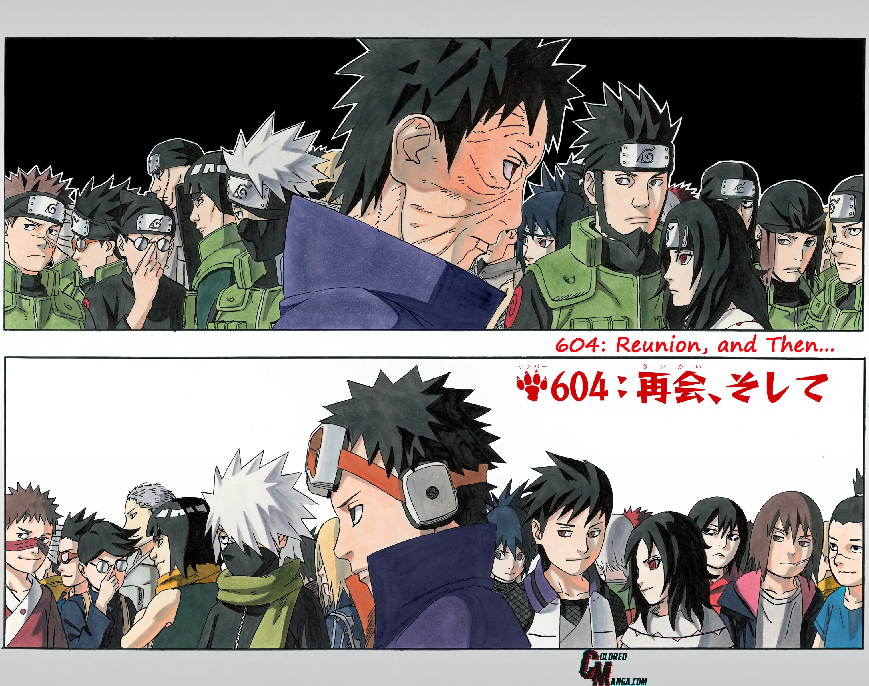 Naruto Colored Manga Online, chapter 604, page 2