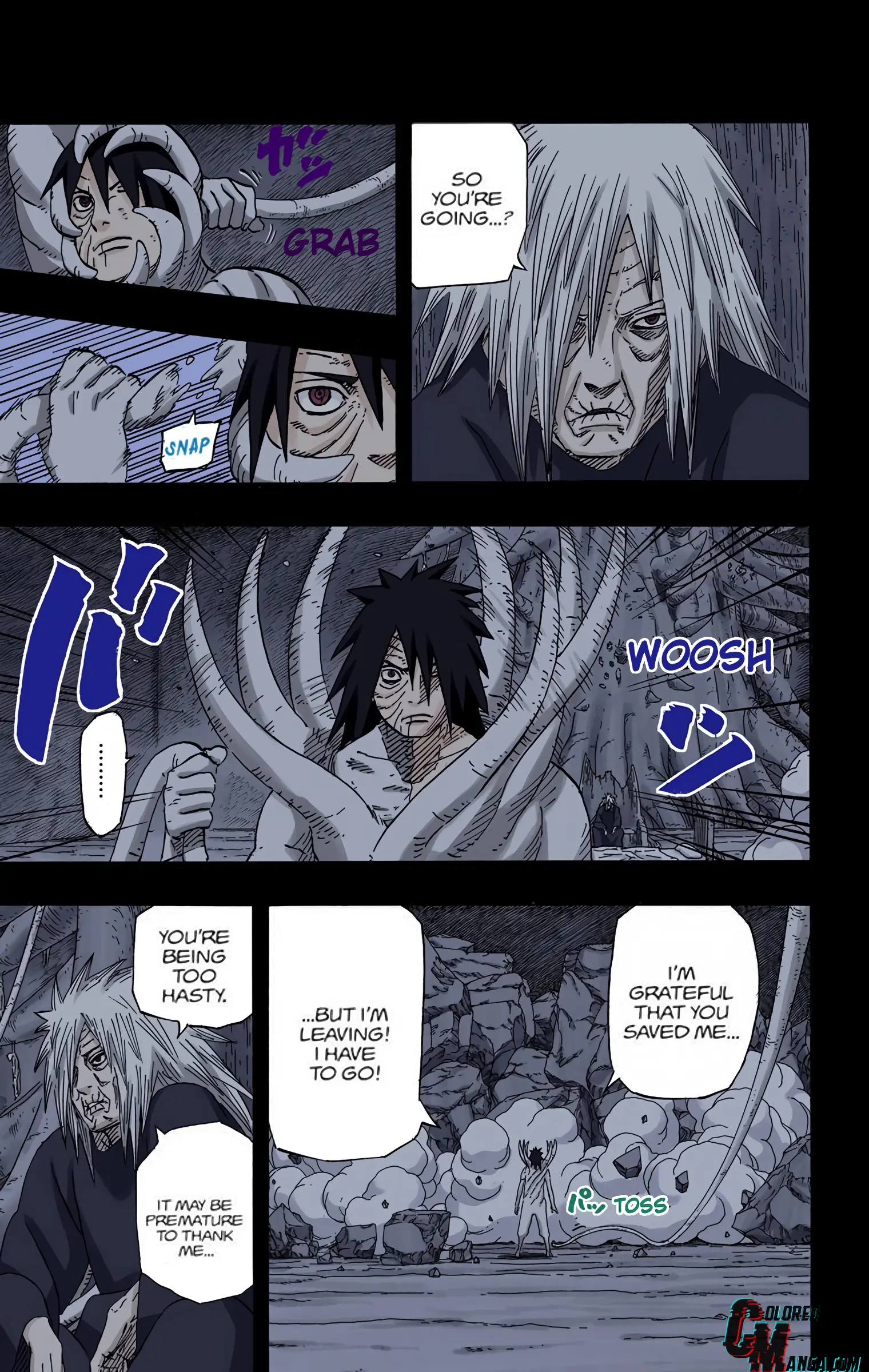 Naruto Colored Manga Online, chapter 604, page 6