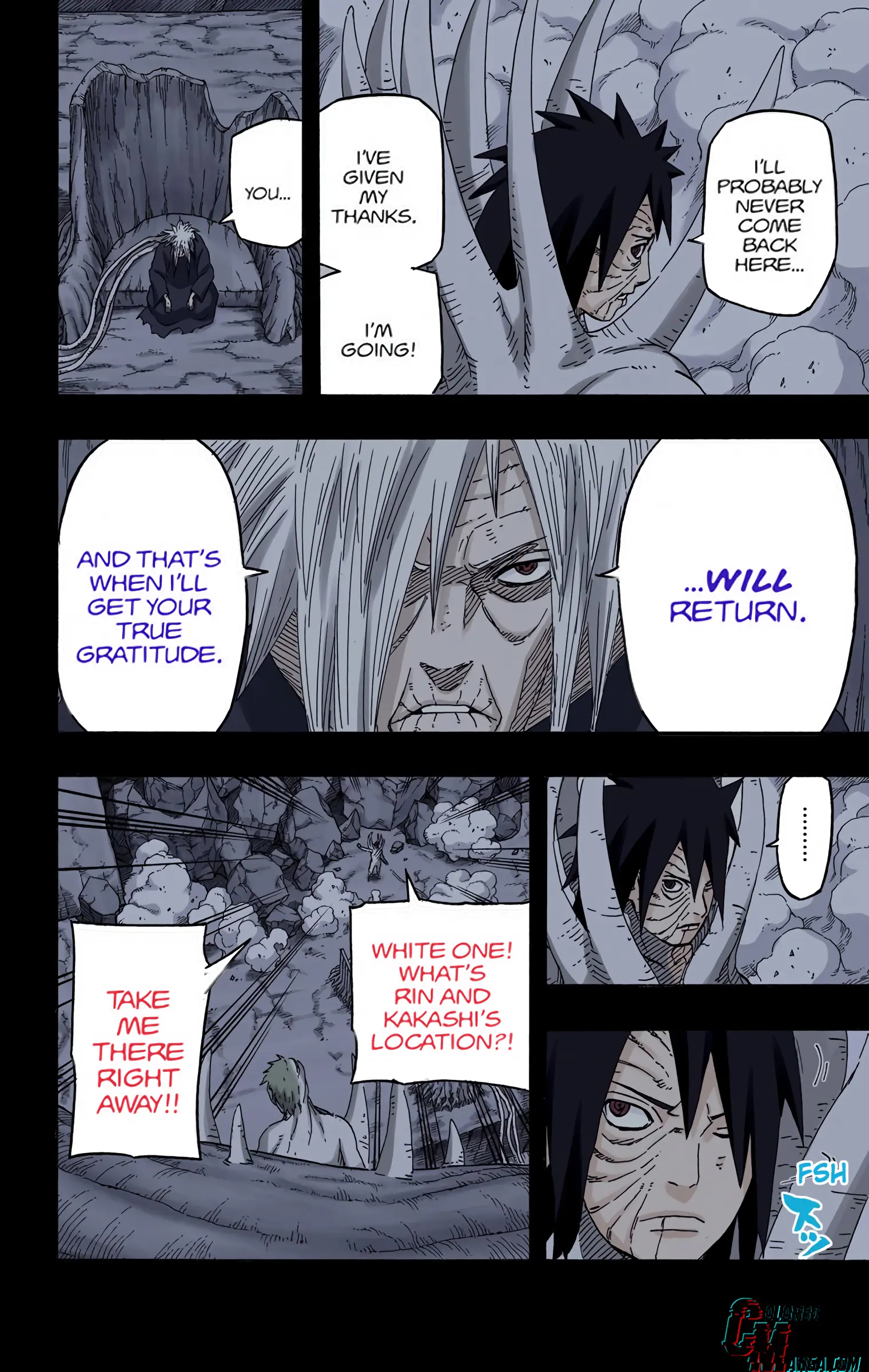 Naruto Colored Manga Online, chapter 604, page 7