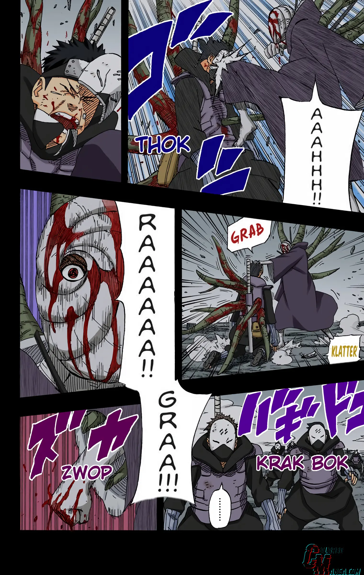 Naruto Colored Manga Online, chapter 605, page 14