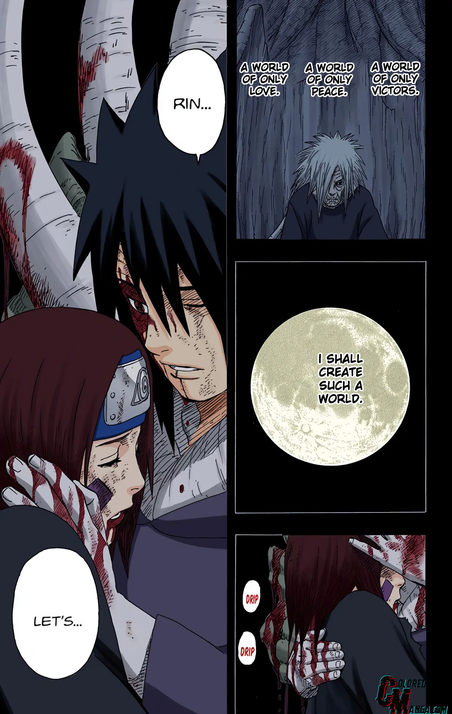 Naruto Colored Manga Online, chapter 606, page 4
