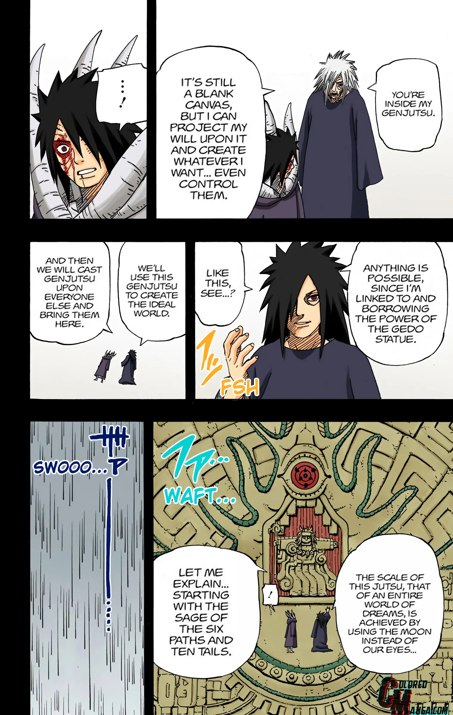 Naruto Colored Manga Online, chapter 606, page 10