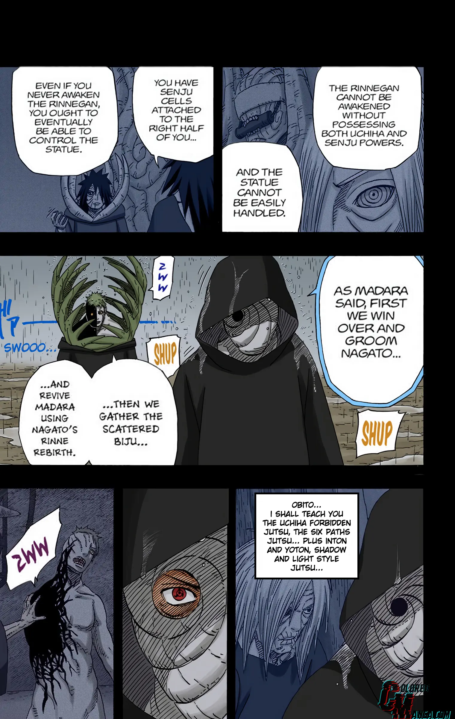 Naruto Colored Manga Online, chapter 606, page 13