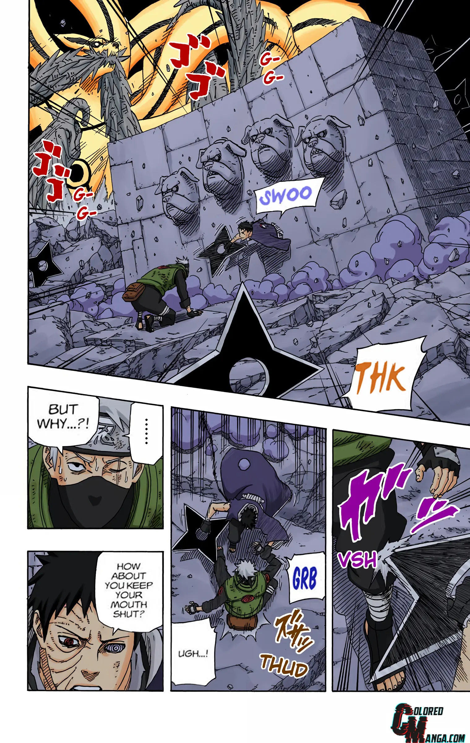Naruto Colored Manga Online, chapter 608, page 6