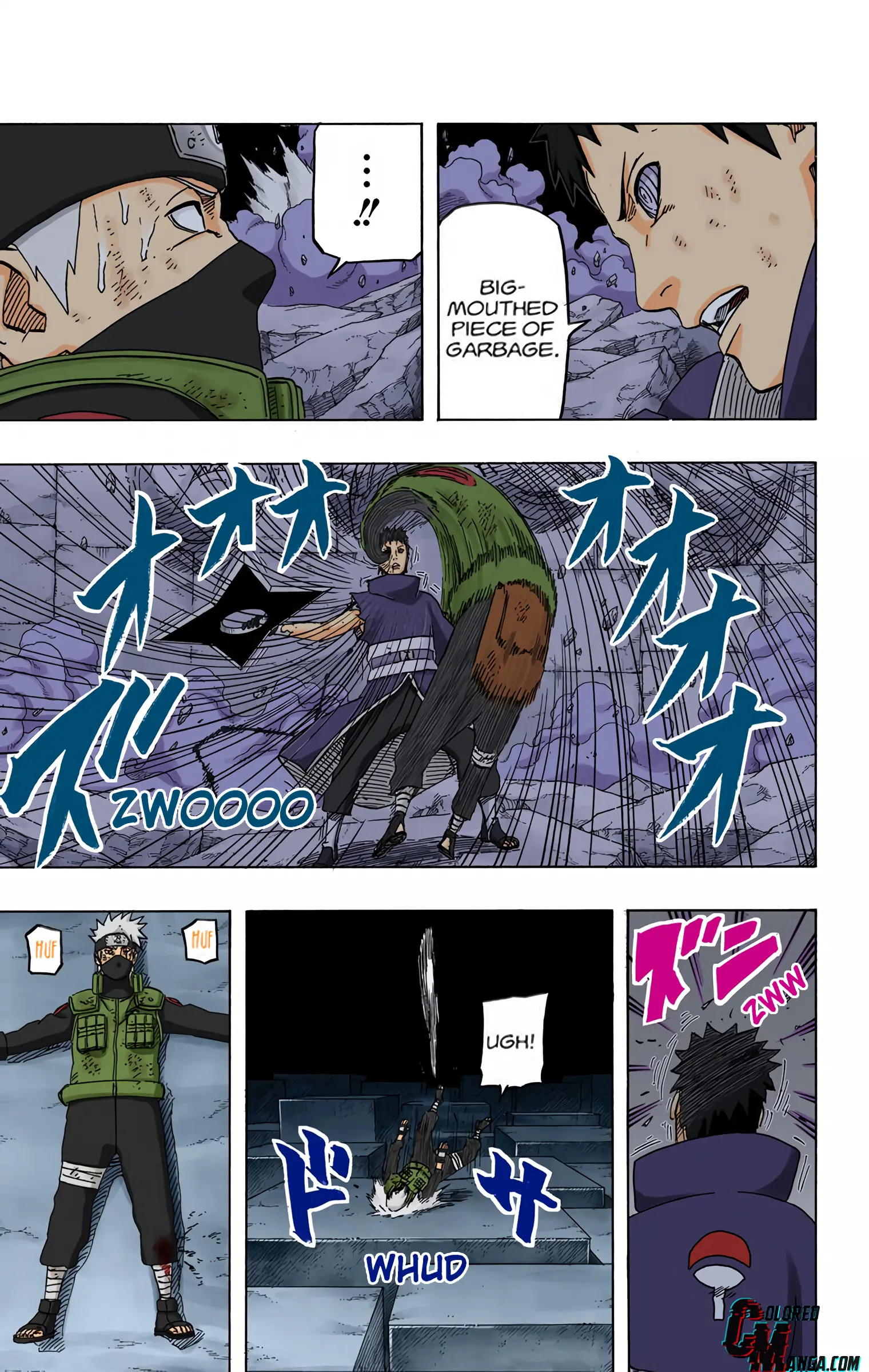 Naruto Colored Manga Online, chapter 608, page 7